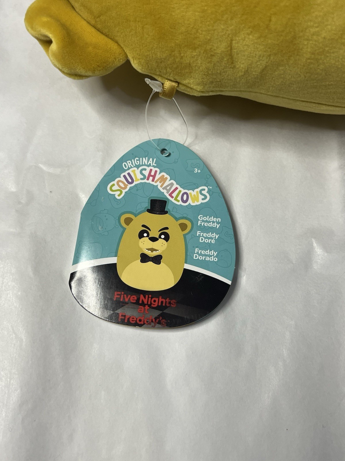 Five Nights at Freddy’s Jazwares Golden Freddy Squishmallow GameStop Exclusive