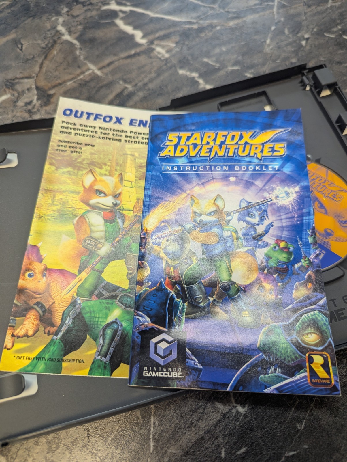 Star Fox Adventures Nintendo GameCube CIB Complete w/ Manual Black Label Tested