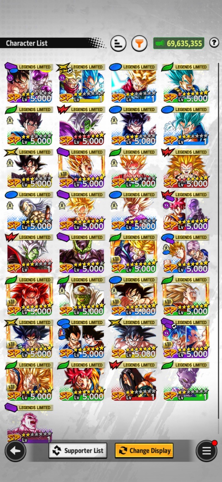 Dragon Ball Legends Account / Good units
