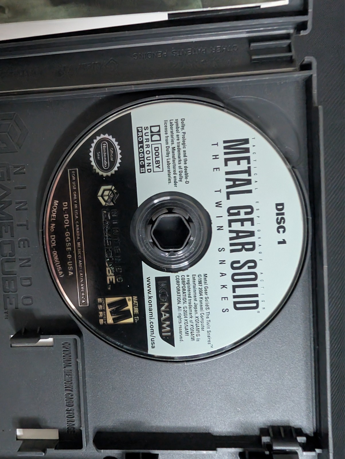 Metal Gear Solid-Twin Snakes CiB Wtih Manual – No Label Shredding/Wobble NTSC/U