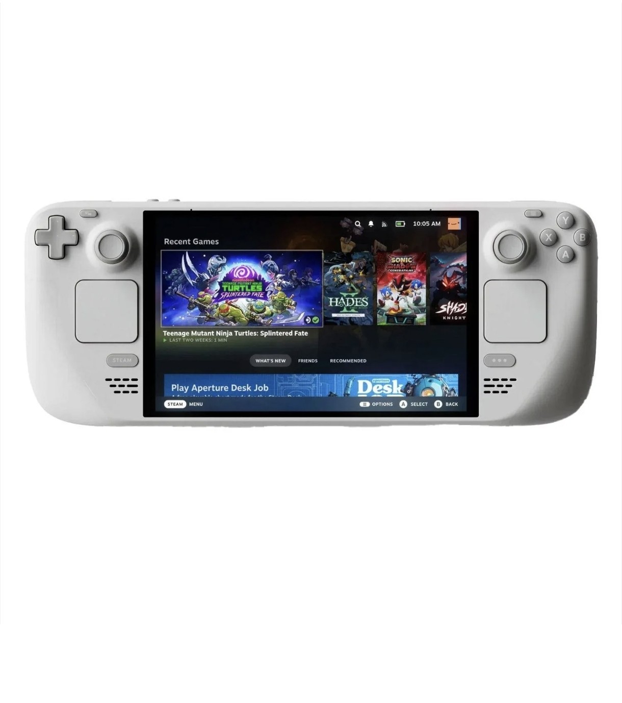Valve Steam Deck Handheld System White Wi-Fi Capability USB-C Connectivity