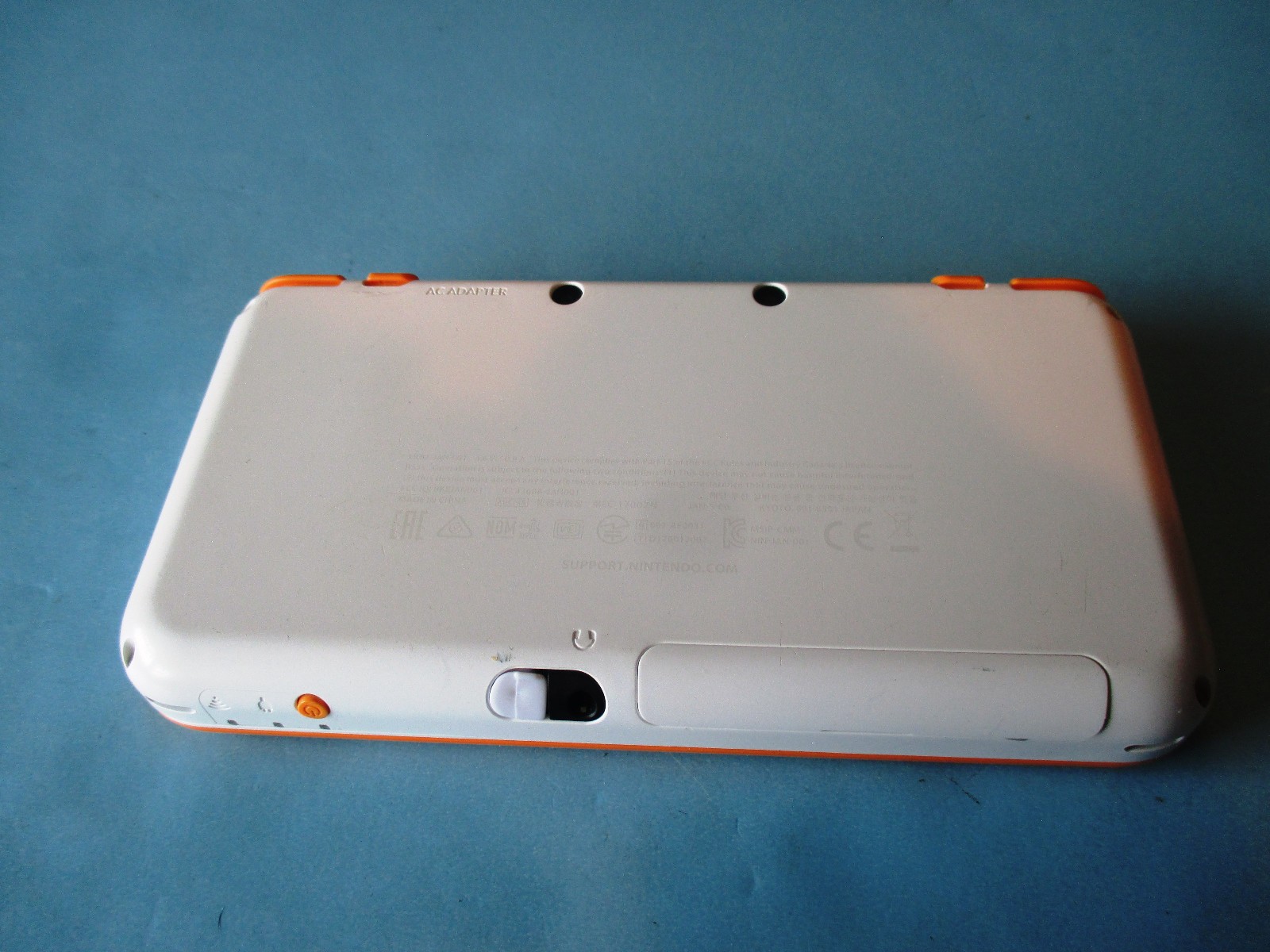 Nintendo 2DS XL Orange & White Console System w/Charger US Version FREE Ship!