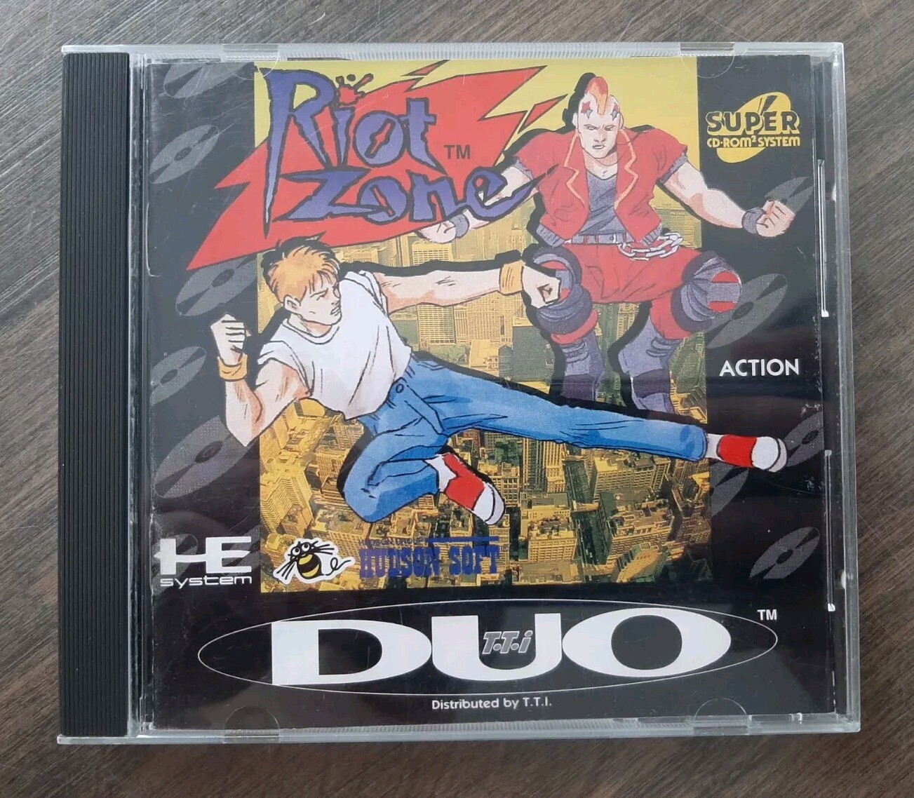 Riot Zone for TurboGraFX 16 CD or TurboDUO Complete Authentic!