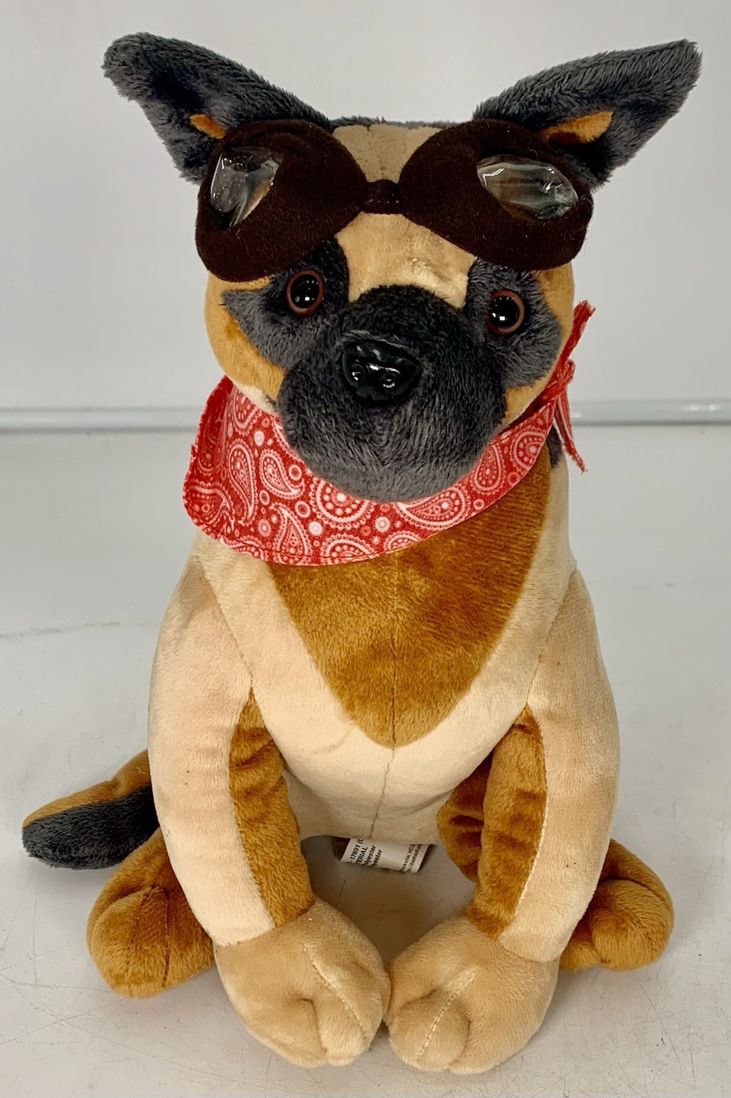 Fallout 4 Dogmeat Bethesda Plush Stuffed Animal Dog Bandana + Goggles
