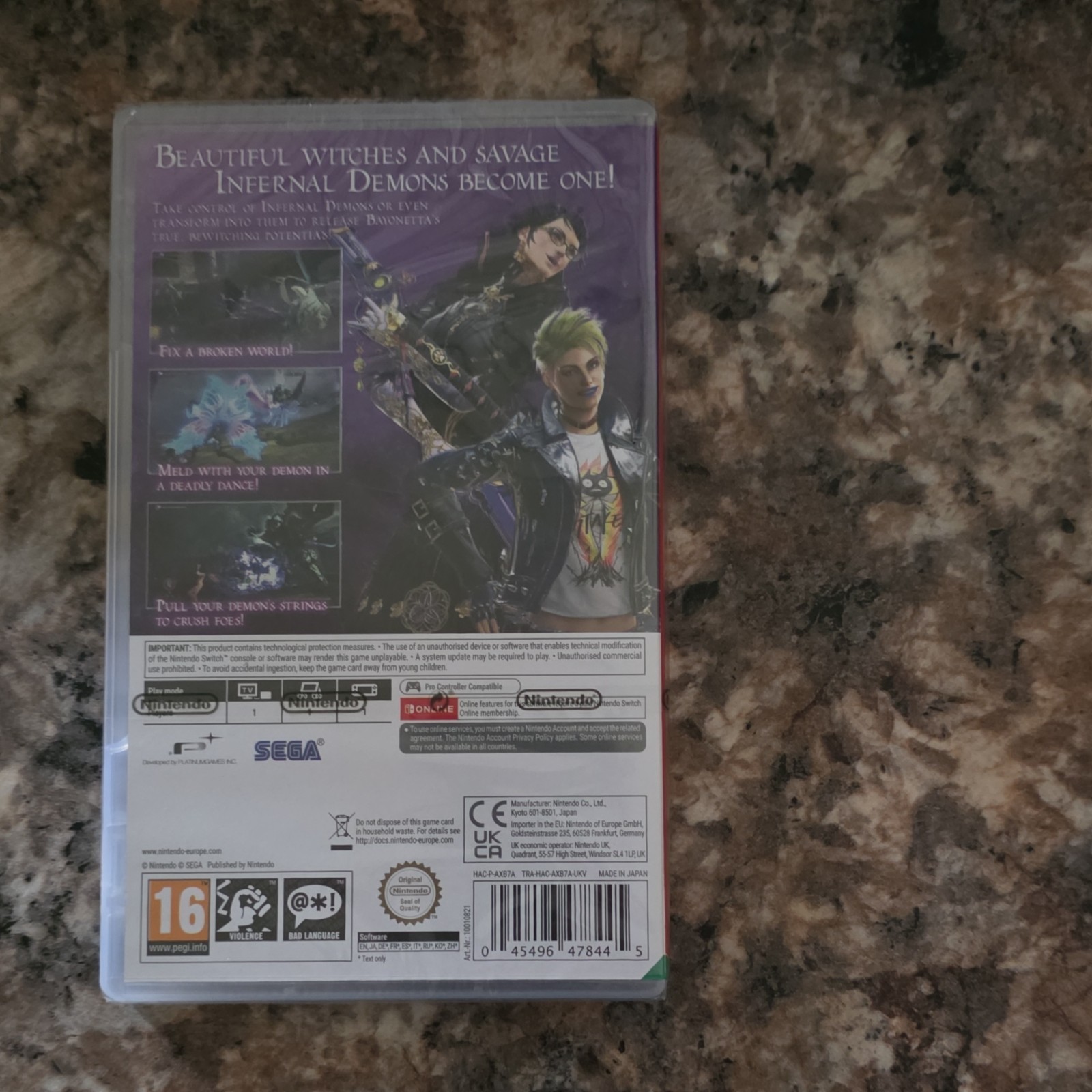 Nintendo Bayonetta 3 Nintendo Switch Game Bayonetta Series PEGI 16