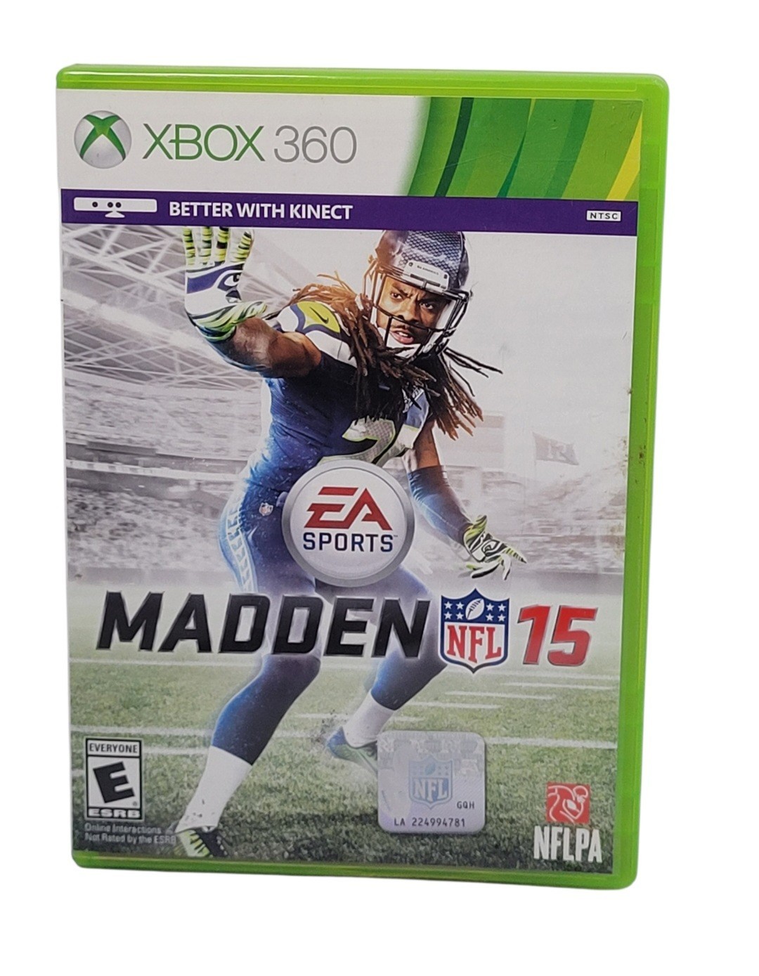 2014 XBOX 360 Madden NFL 15 Microsoft Better With Kinect Complete With Insert