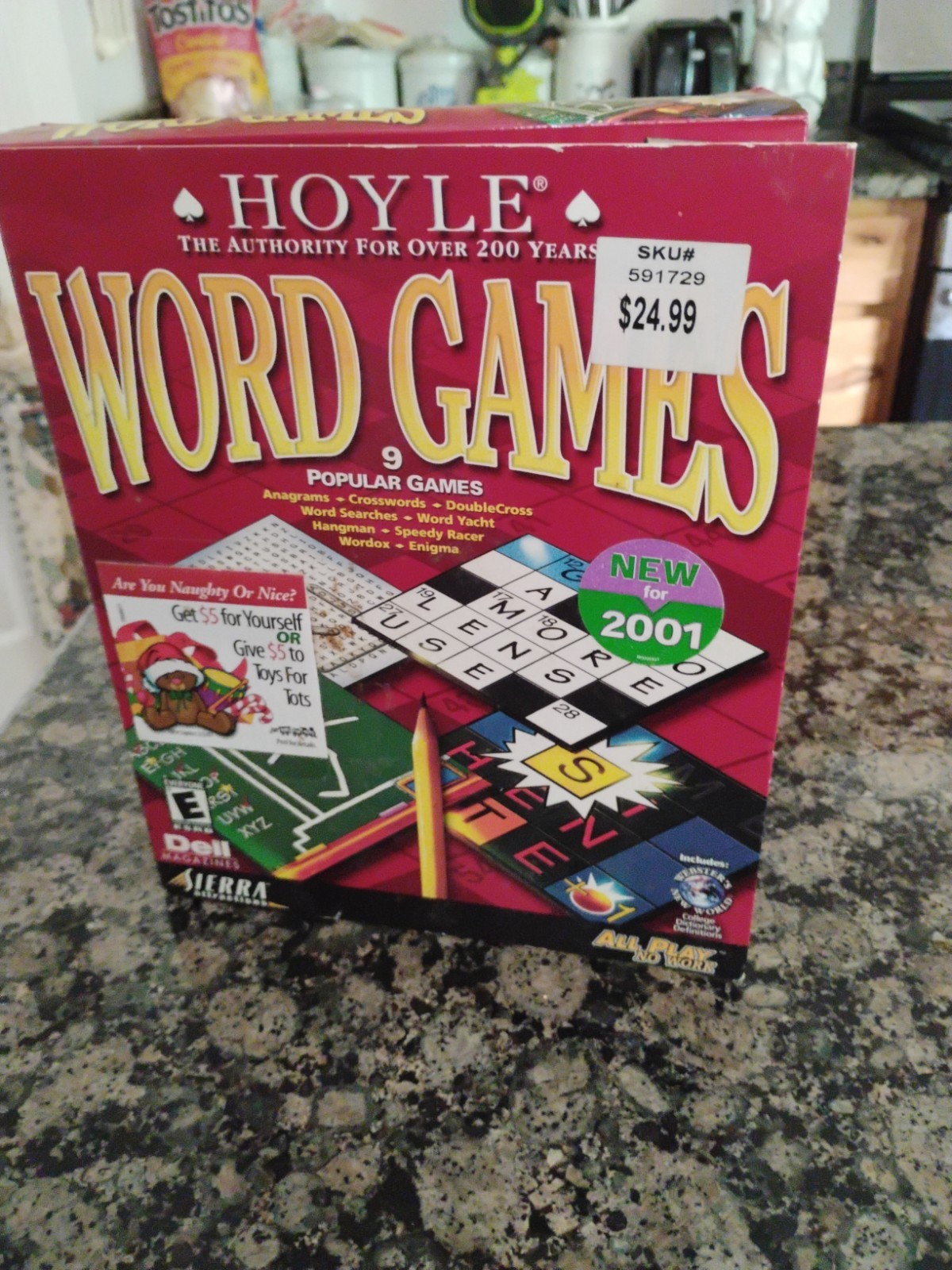 Hoyle Word Games 9 Popular Games Large Retail Boxed PC / MAC Computer Game New