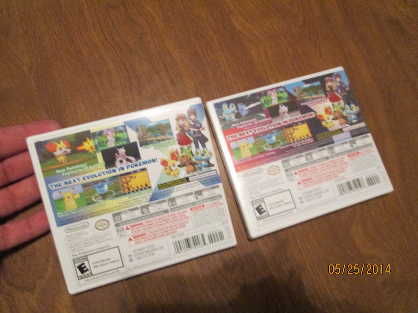 POKEMON X NINTENDO 3DS & POKEMON Y NINTENDO 3DS LOT 2 GAMES NEW US EDITION
