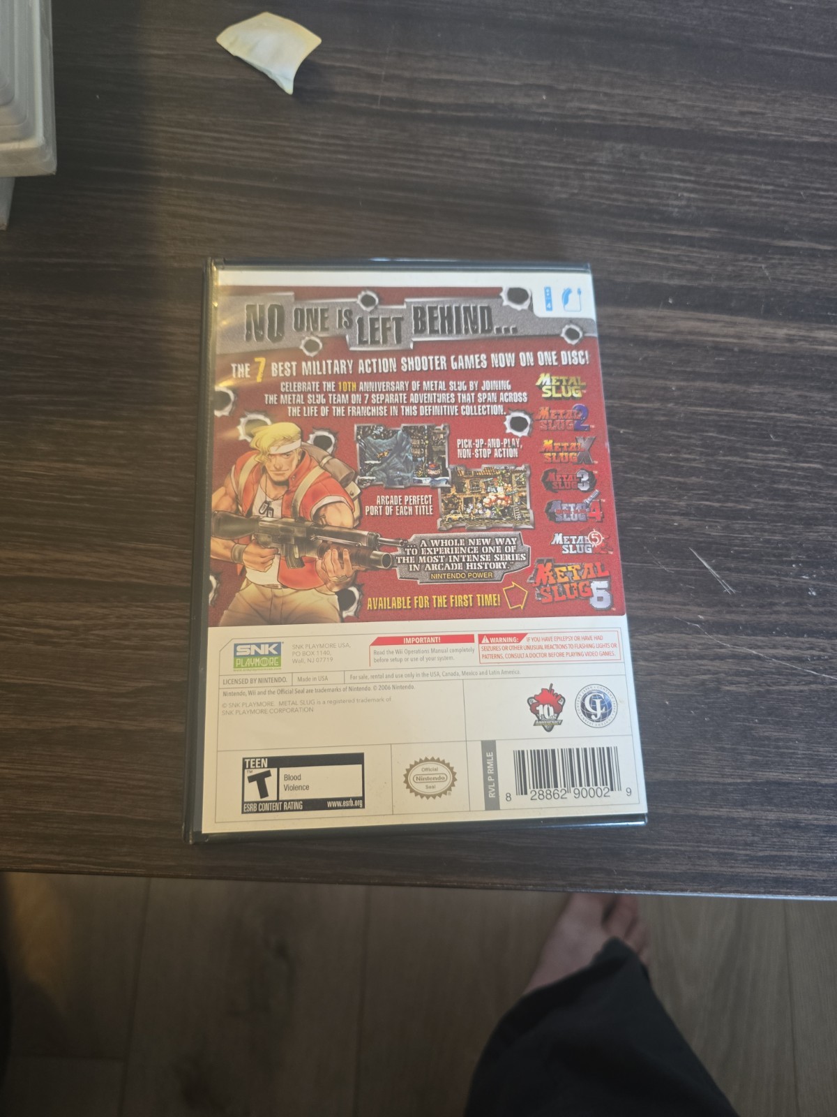 Metal Slug Anthology – Nintendo Wii Complete