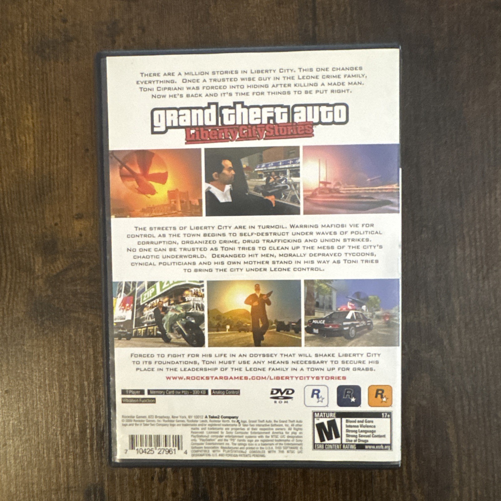 Grand Theft Auto: Liberty City Stories (Sony PlayStation 2, 2006)