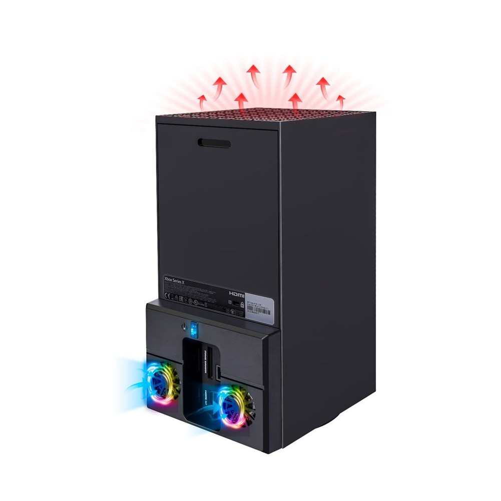 5V/2A USB Vertical Dual Silent Fan External Cooler For Xbox Series X Console D