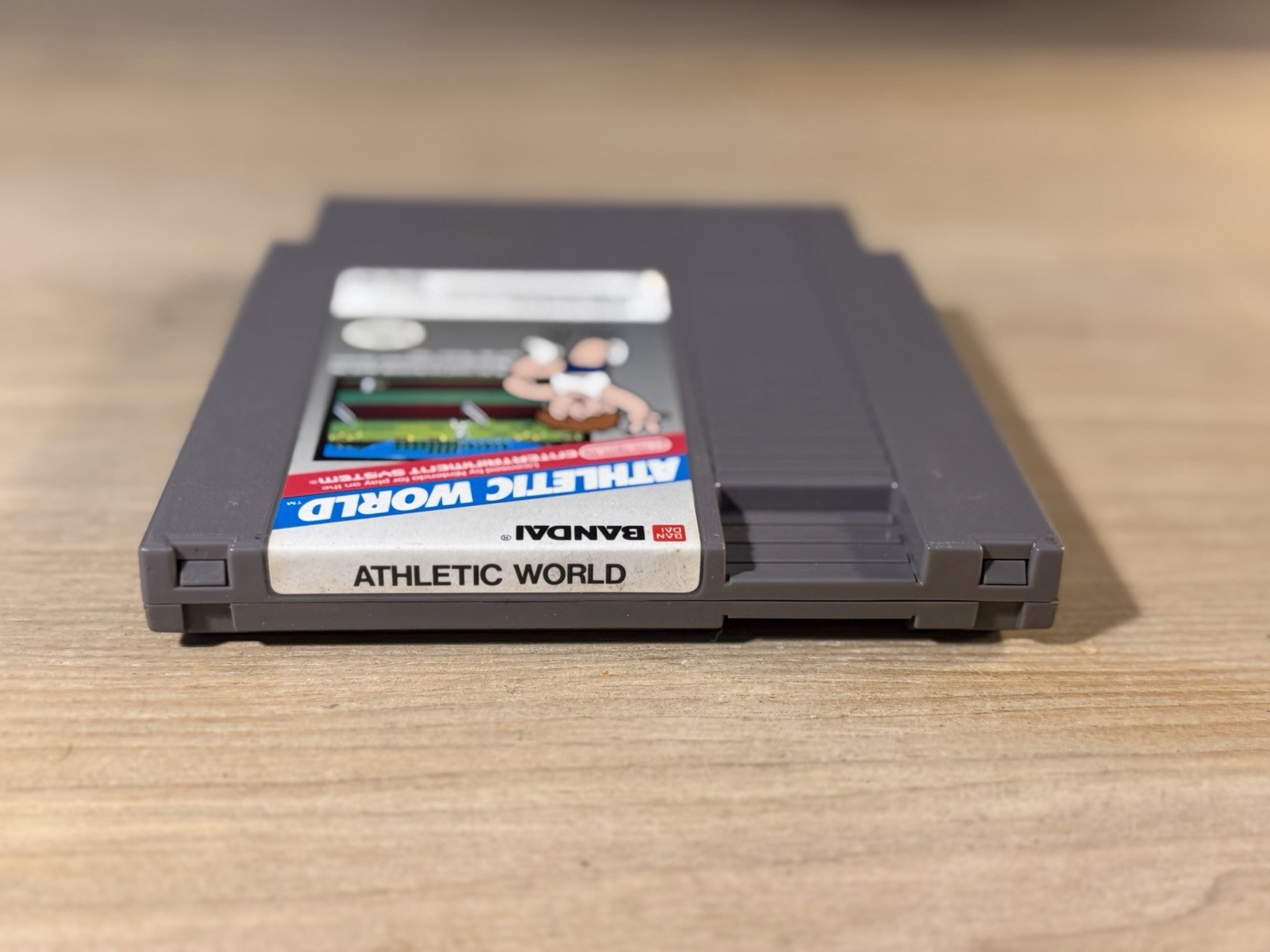 Athletic World NES Video Game Cartridge (Nintendo, 1987) Authentic Tested Works