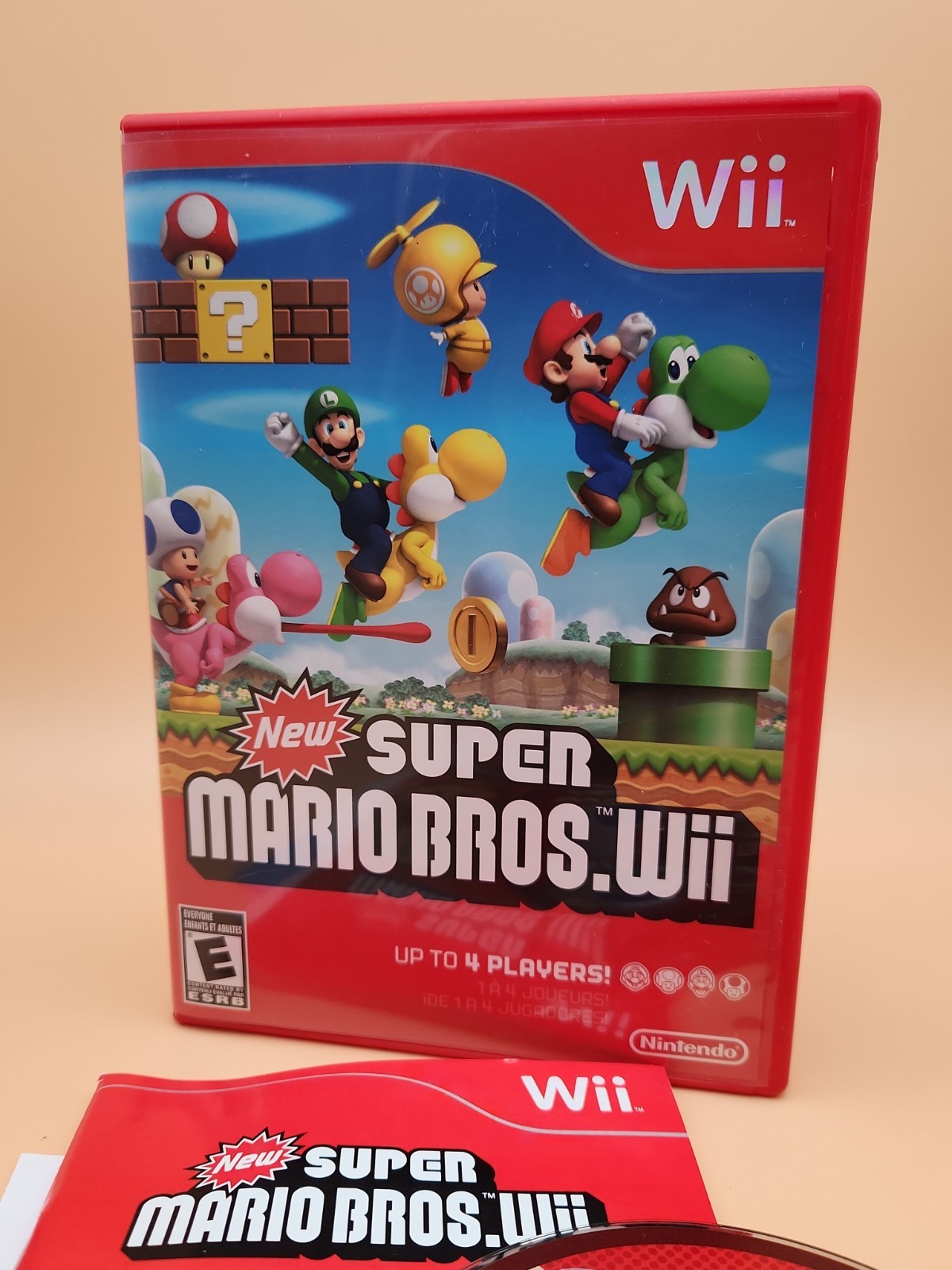 Nintendo Wii Super Mario Bros Mario Brothers Complete Manual