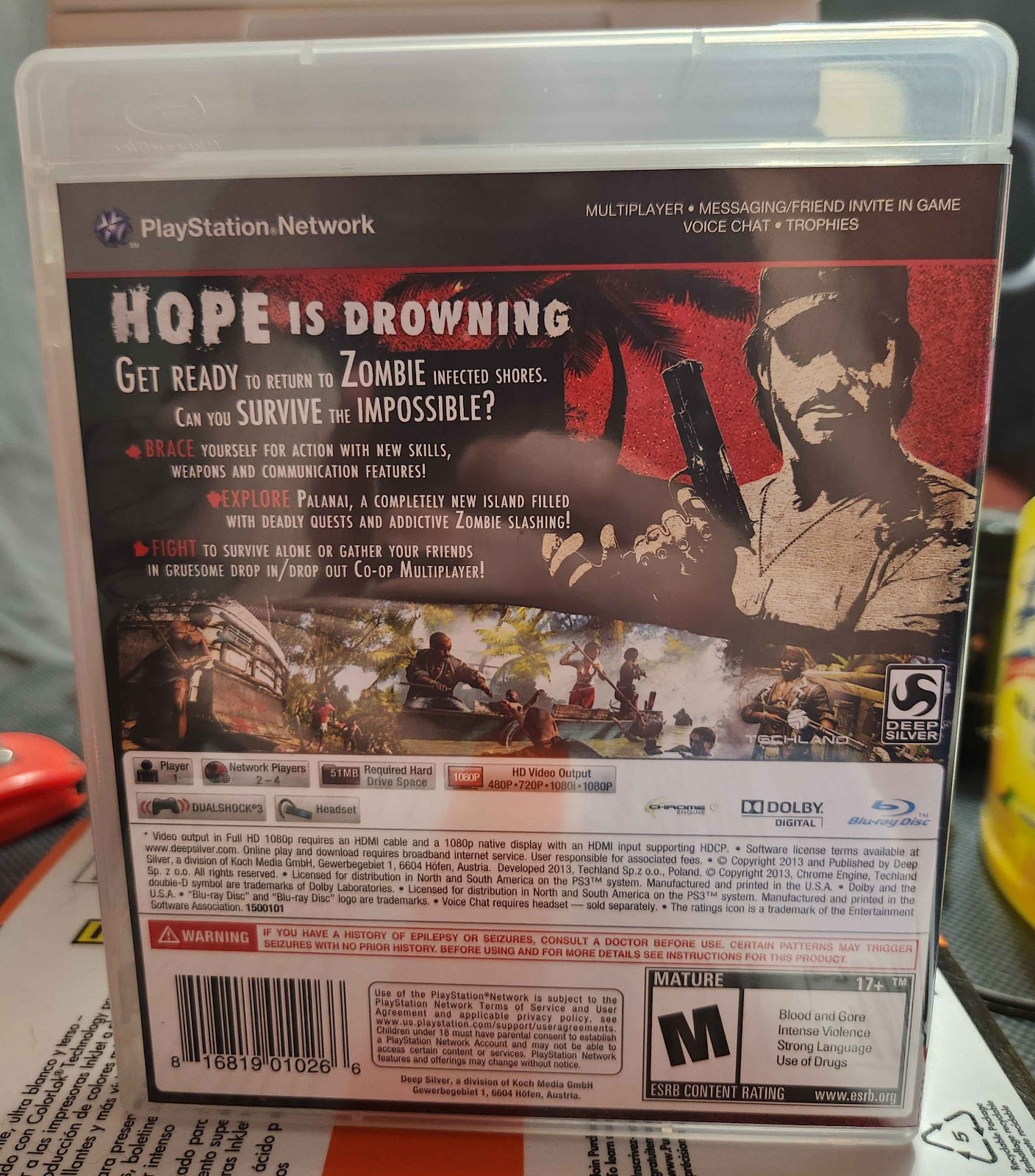 Dead Island: Riptide — Special Edition (Sony PlayStation 3, 2013)