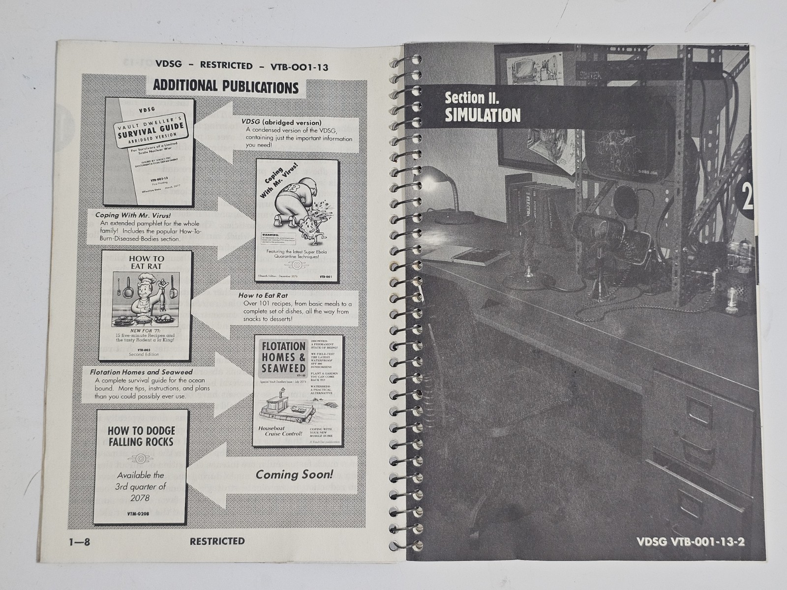 Fallout 1 Vault Dweller’s Survival Guide Original 1997 VDSG VTB-001-13