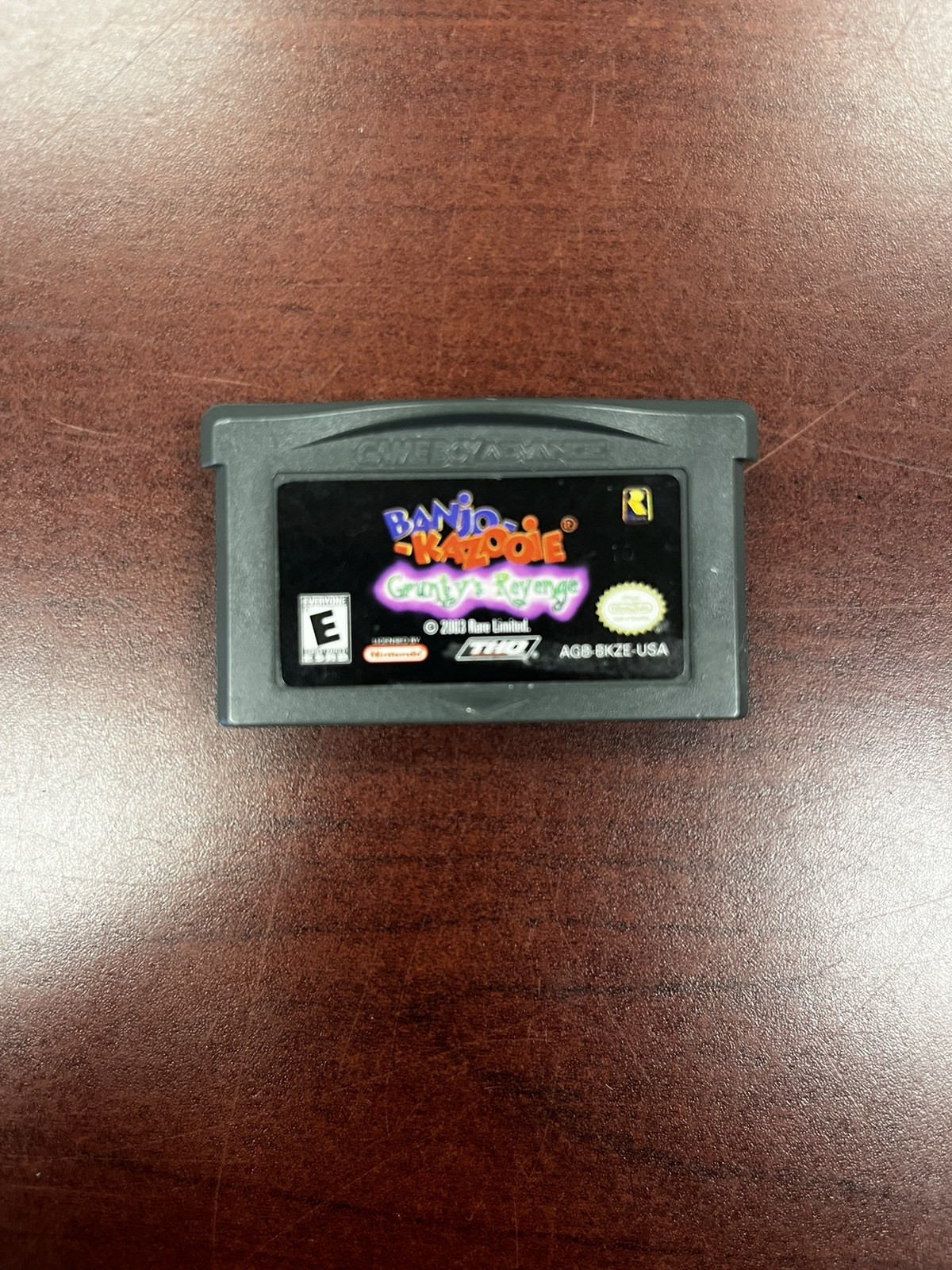 Banjo Kazooie Grunty’s Revenge Nintendo GBA Authentic Cartridge Only Tested