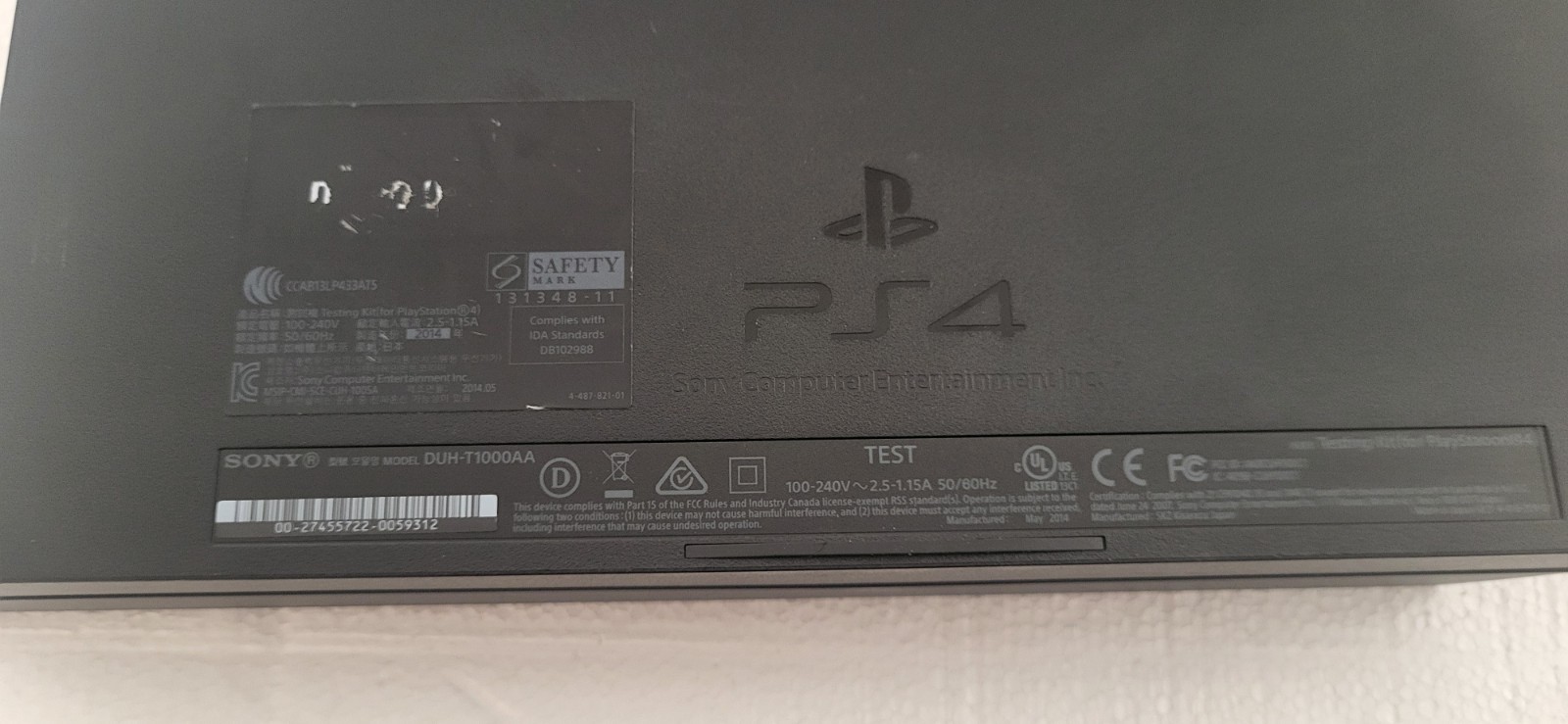 Sony PS4 Test Kit 500MB Console Gaming System DUH-T1000AA
