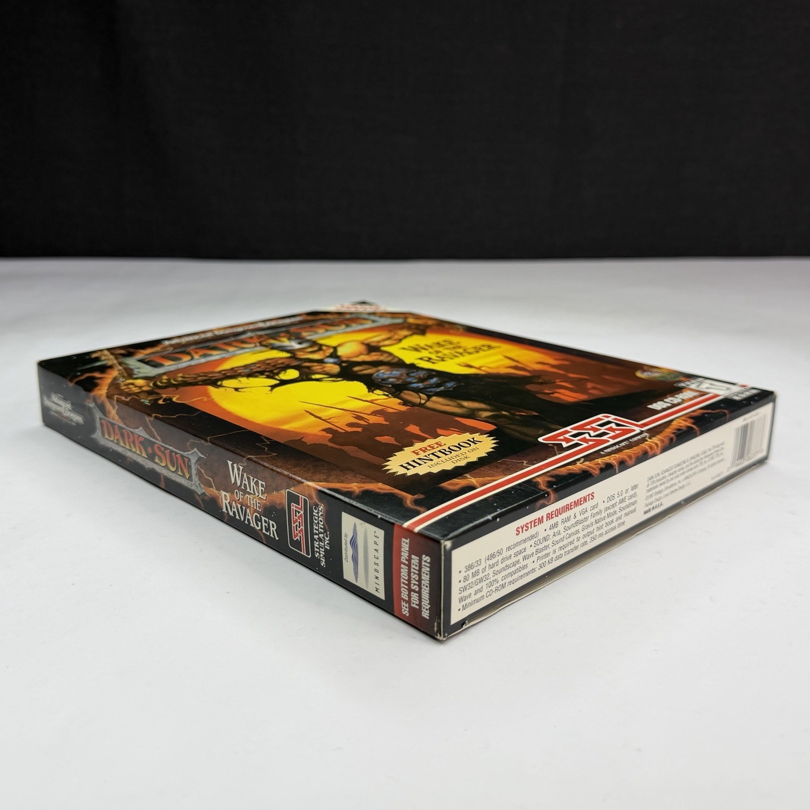 Dungeons & Dragons 2nd Edition Dark Sun Wake of the Ravager PC CD – INCOMPLETE
