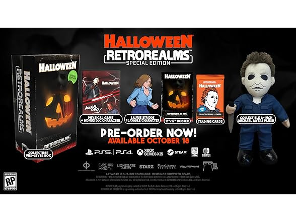 HALLOWEEN ASH VS EVIL DEAD RetroRealms: Double Feature PS5 Special Edition