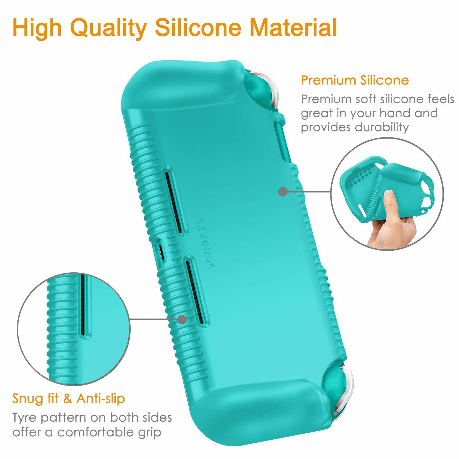 For Nintendo Switch Lite 2019 Console Soft Silicone Case Grip Shock Proof Cover
