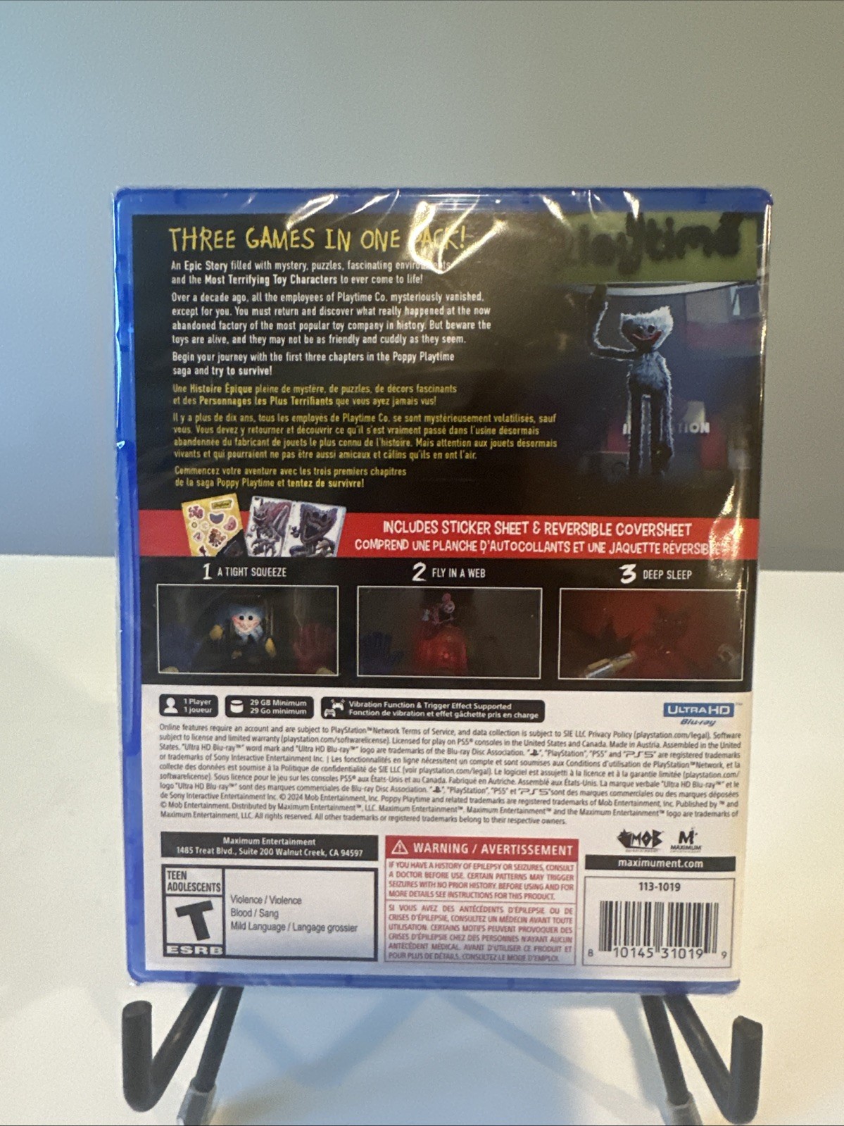 Poppy Playtime Triple Pack for Playstation 5 [New Video Game] Playstation 5