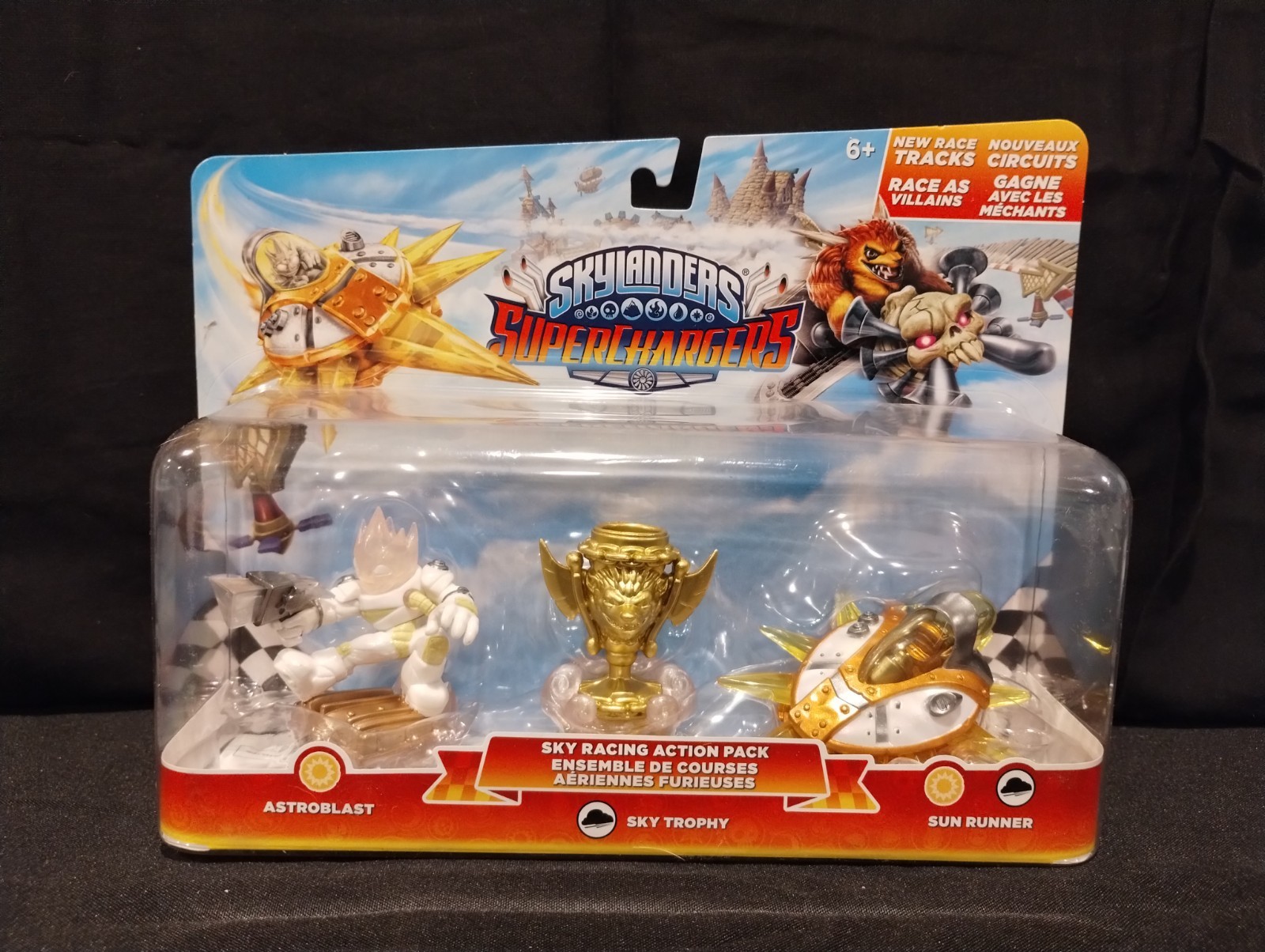 Skylanders Superchargers Sky Racing Action Pack Astroblast Sky Trophy Sun Runner