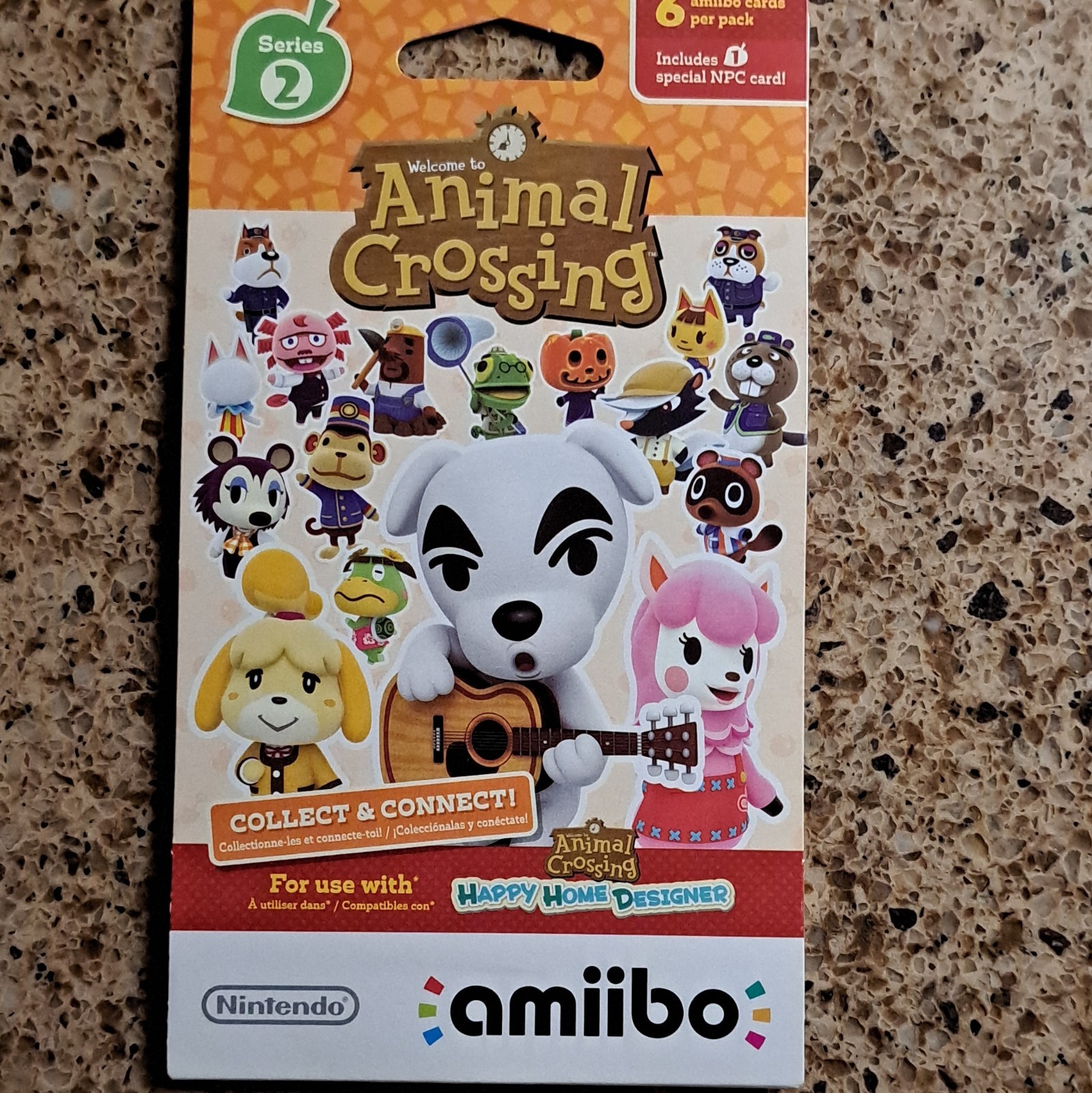Nintendo amiibo Animal Crossing Series 2 Card Pack 6 Cards includes 1 NPC HHD