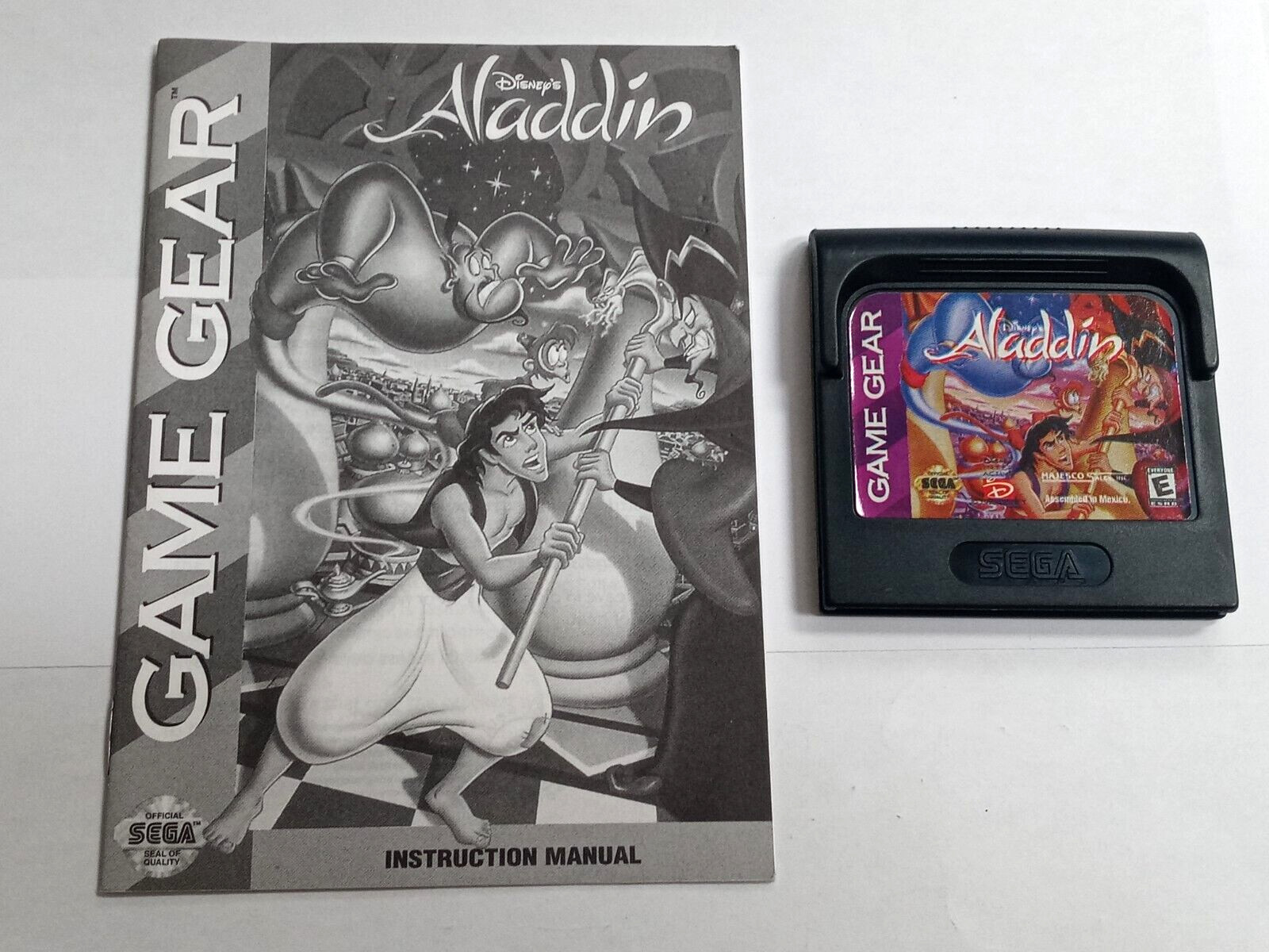 Disney’s Aladdin Majesco version Sega Game Gear with manual authentic