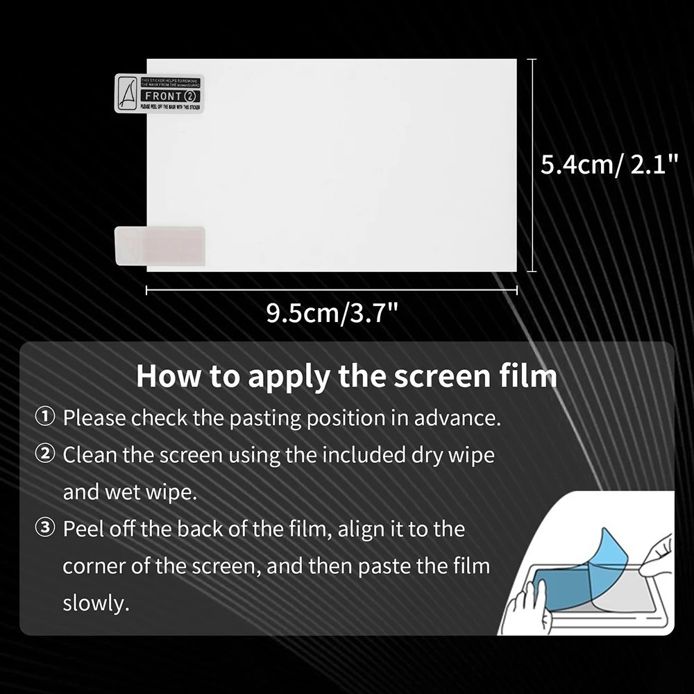 PSP Screen Protector Film Ultra Clear LCD Guard 3 Pack for PSP 1000 2000 3000