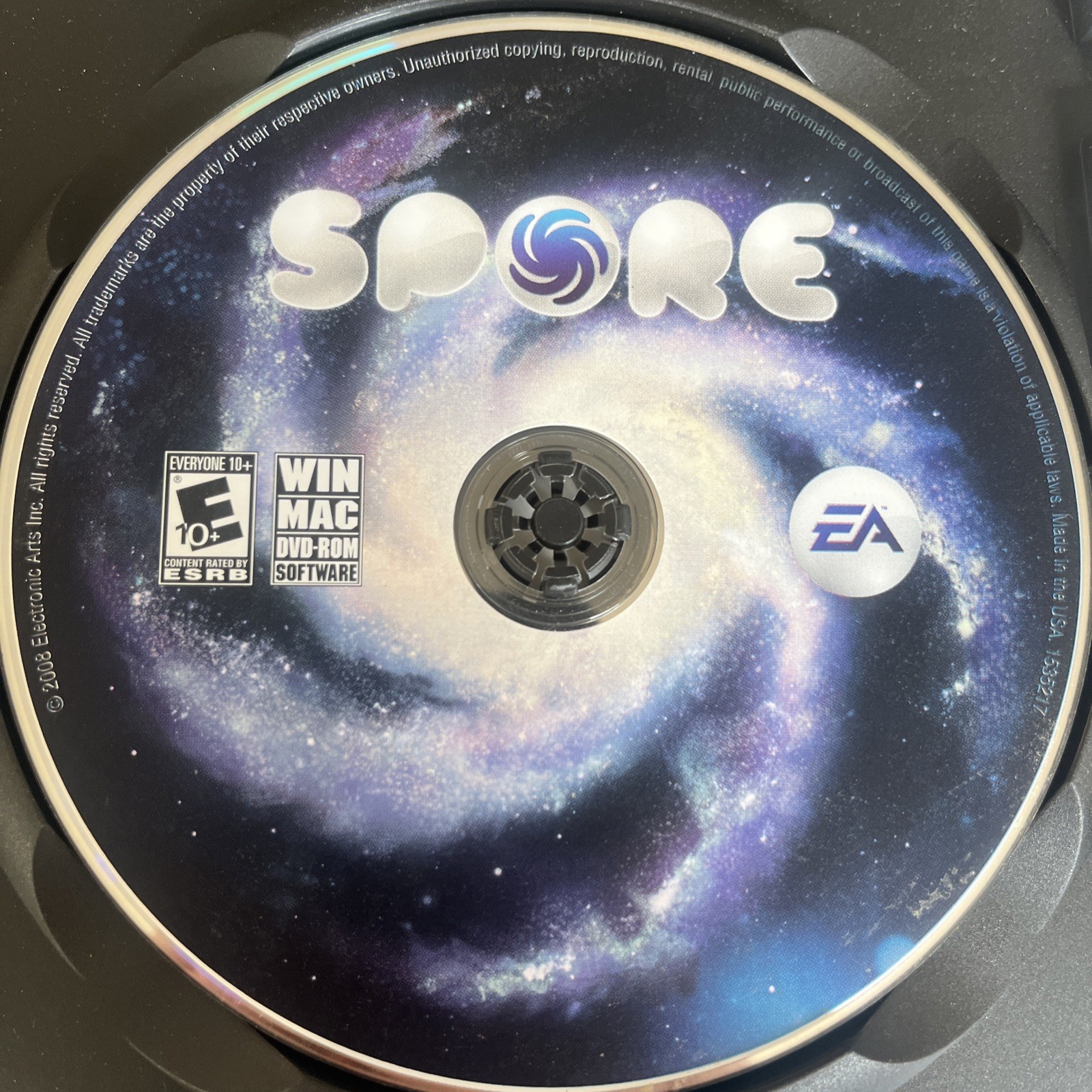 Spore (Windows/Mac, 2008) CIB W/manual And Serial #. Tested. Ships Fast!