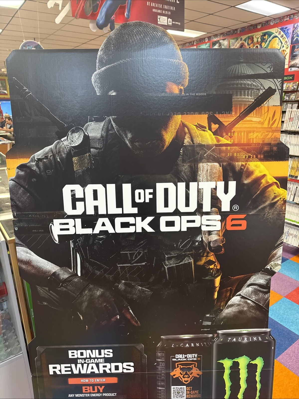 Call of Duty Black Ops 6 Monster Promo Store Display Standee