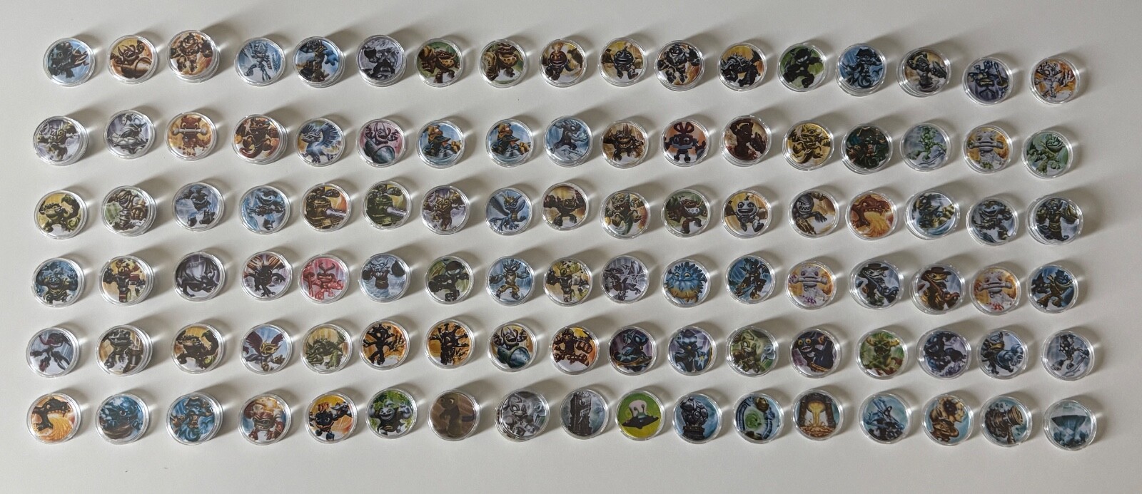 Skylanders Complete Set Of 624 NFC Coins All Games Imaginators / Trap Team / +++