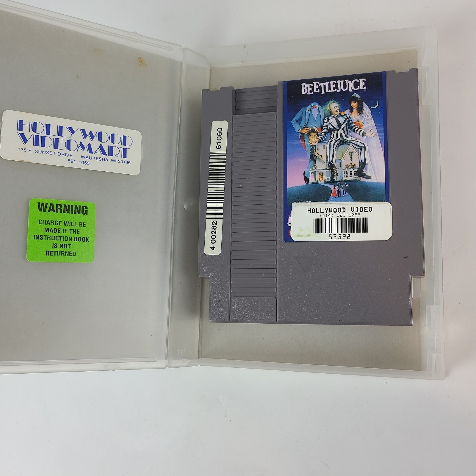 Beetlejuice (Nintendo Entertainment System, 19851) NES With Box Tested Working