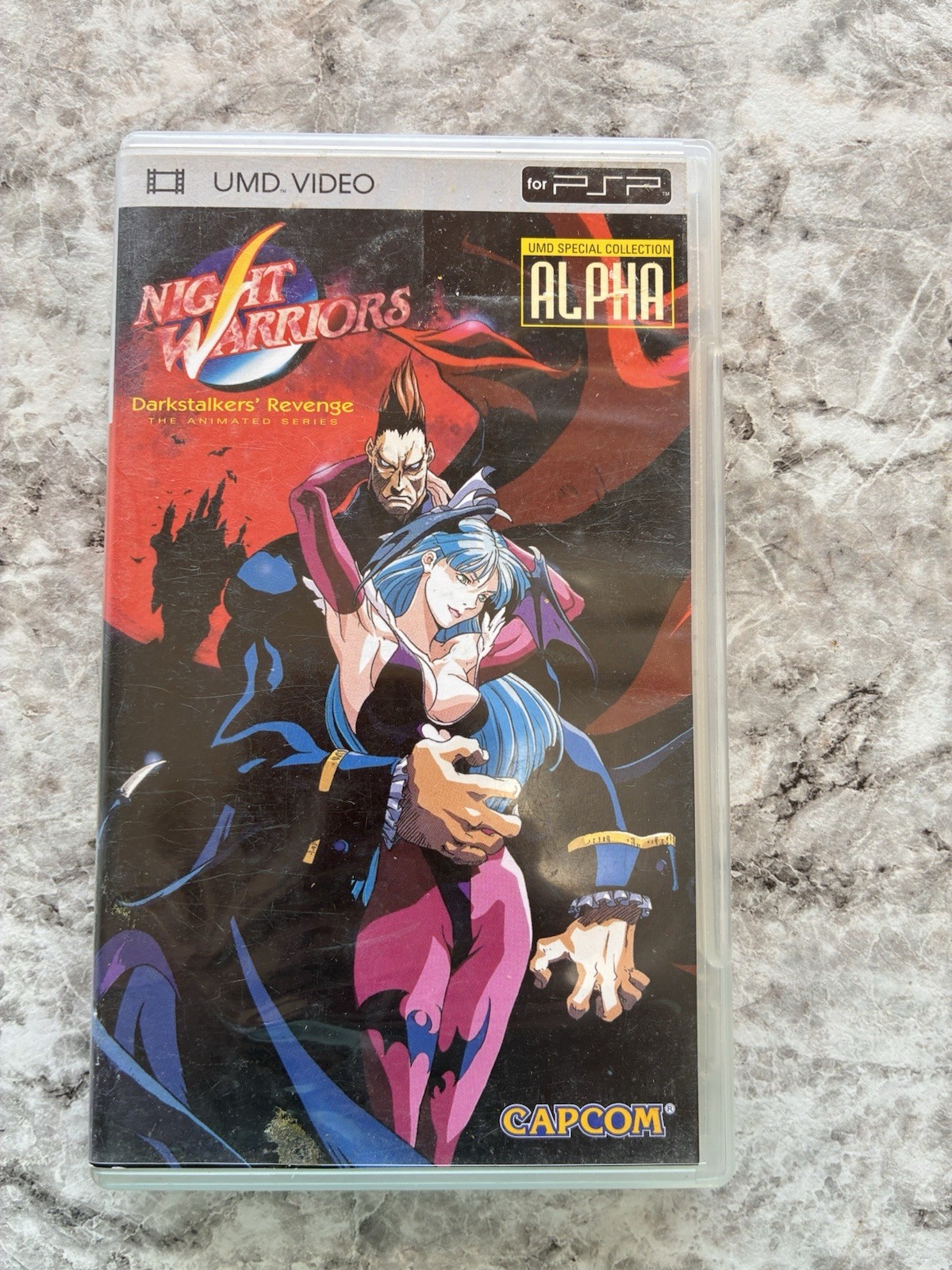 Night Warriors Darkstalkers’ Revenge UMD Video Sony PSP Capcom Alpha Anime