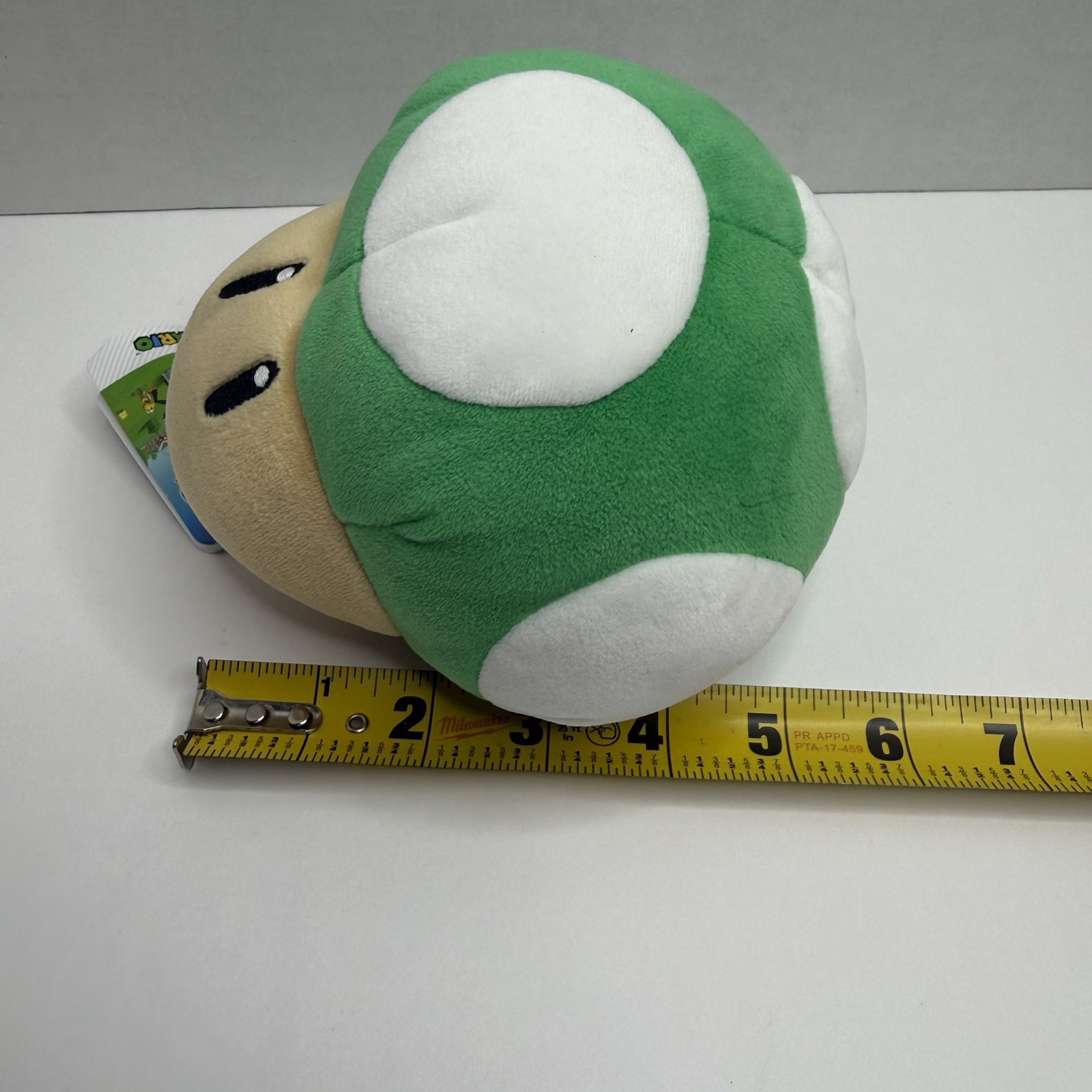 Super Mario 1-Up Mushroom Plush 5” Club Mocchi Nintendo New w/ Tags