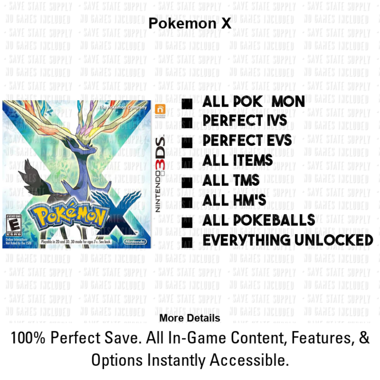Pokemon Omega Ruby, Alpha Sapphire, Sun, Moon, X, Y, All Items, 721 Unlocked PKM