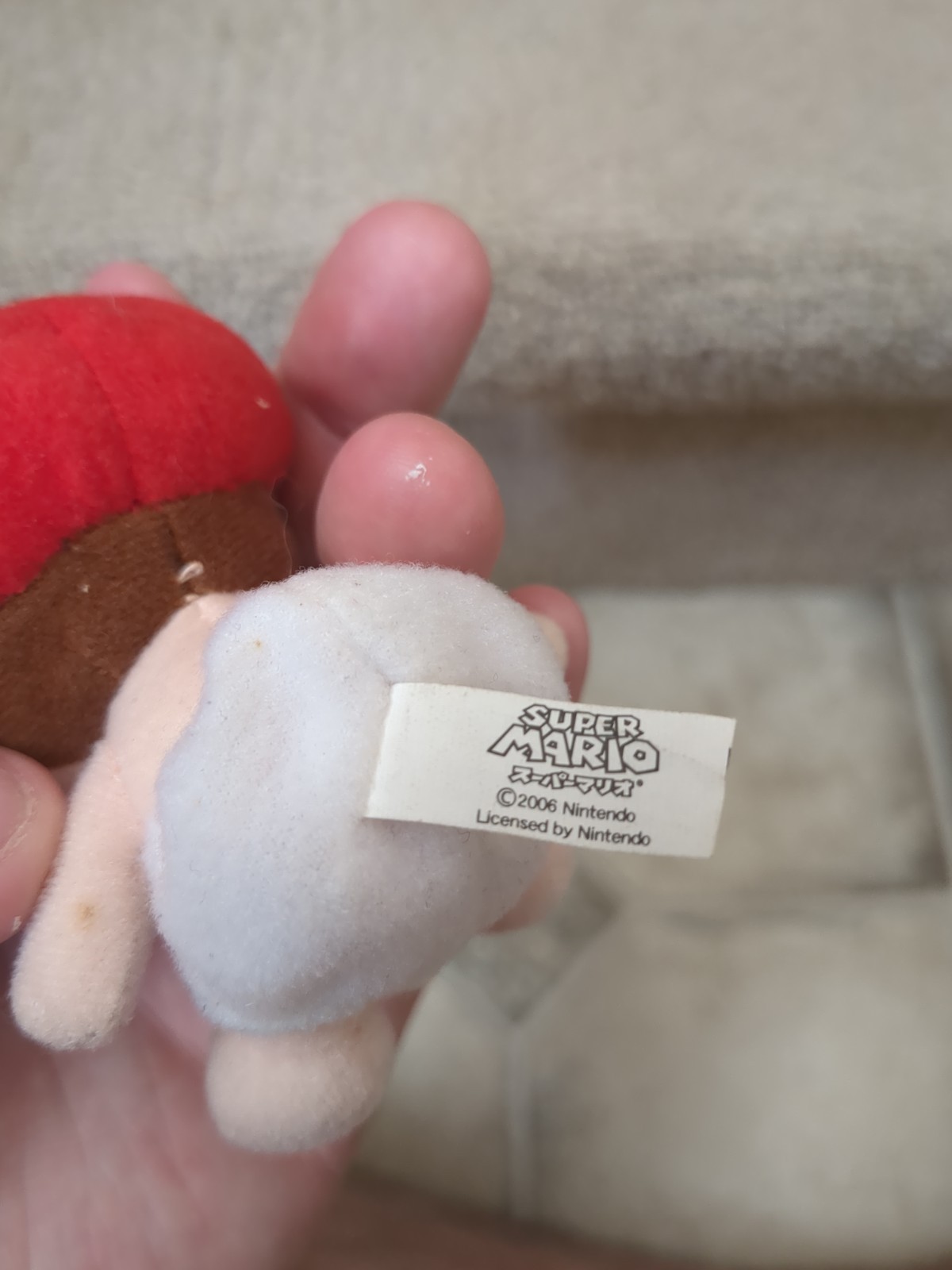Yoshi Island Baby Luigi Plush Keychains 2006 Nintendo Rare Japan Prize Toy Mario