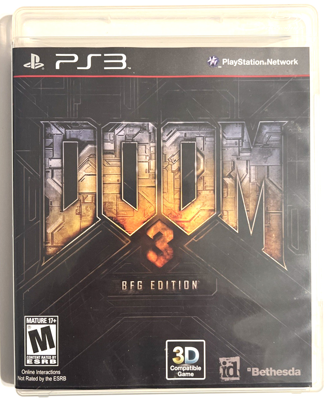 Doom 3 BFG Edition Action Shooter Horror CIB PS3 PlayStation 3