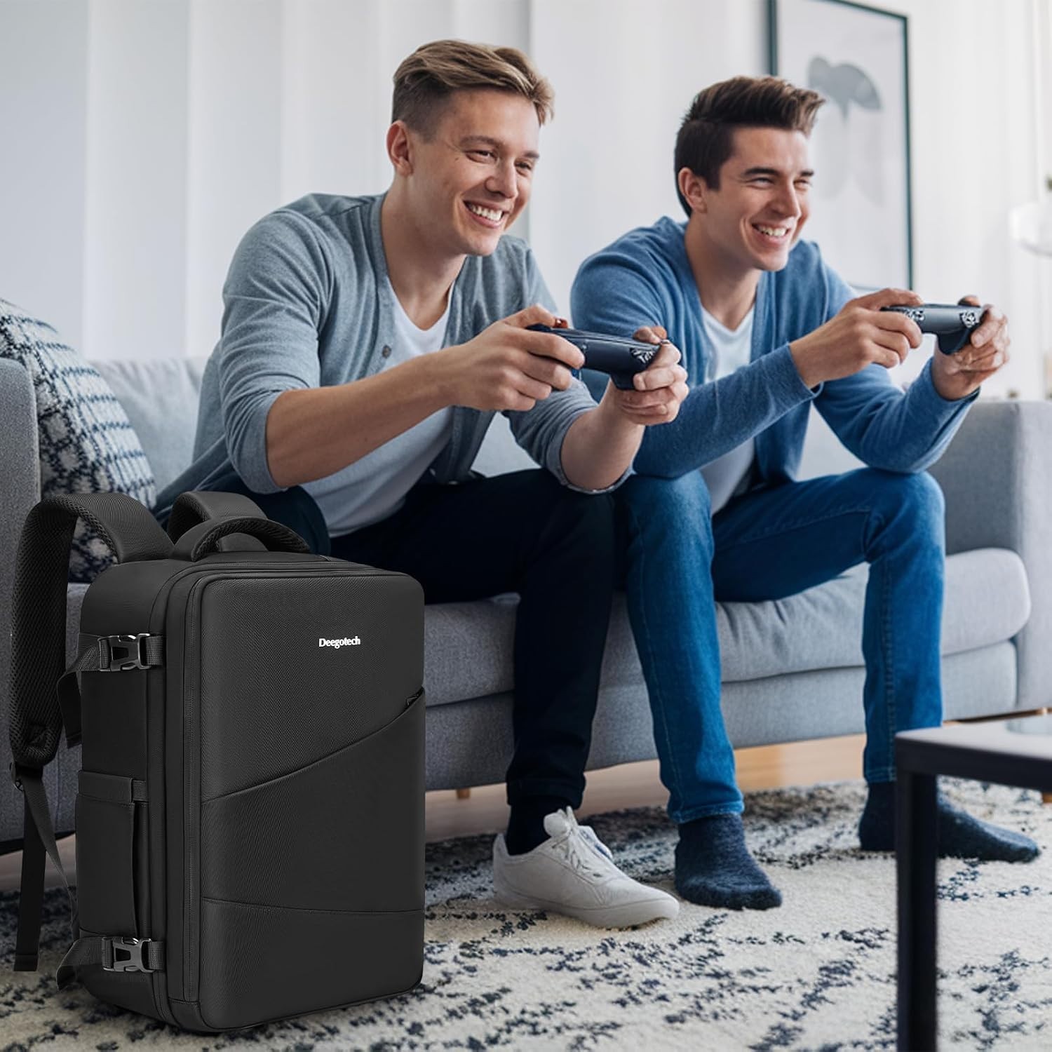 Travel Backpack for PlayStation 5 PS5/PS5 Pro/Ps5 Slim with Multiple Pockets