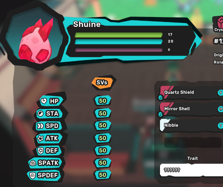 Temtem – Perfect 7/7SVs Eggs – All Egg Move – Buy 3 Get 1 Free – Chance at Luma