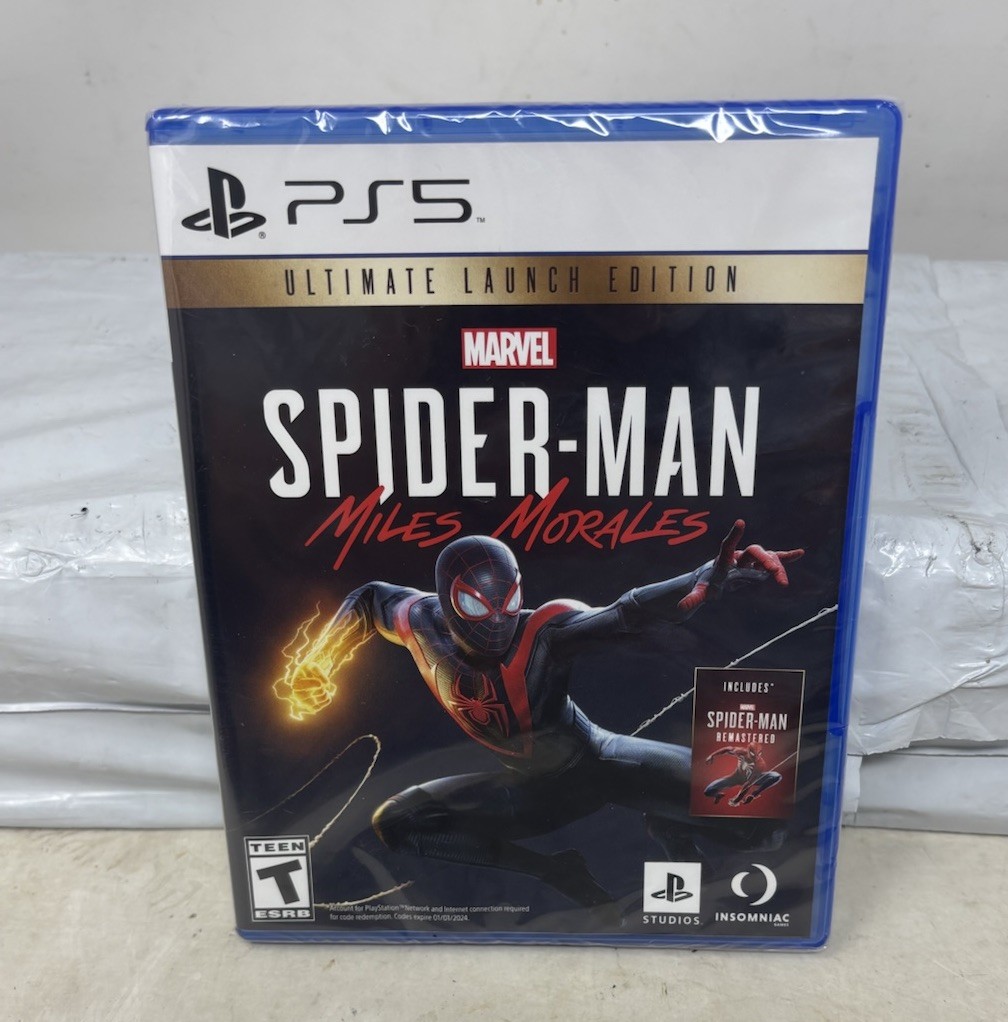 NEW SEALED Marvel’s Spider-Man: Miles Morales Ultimate Edition -PS5 -Remastered