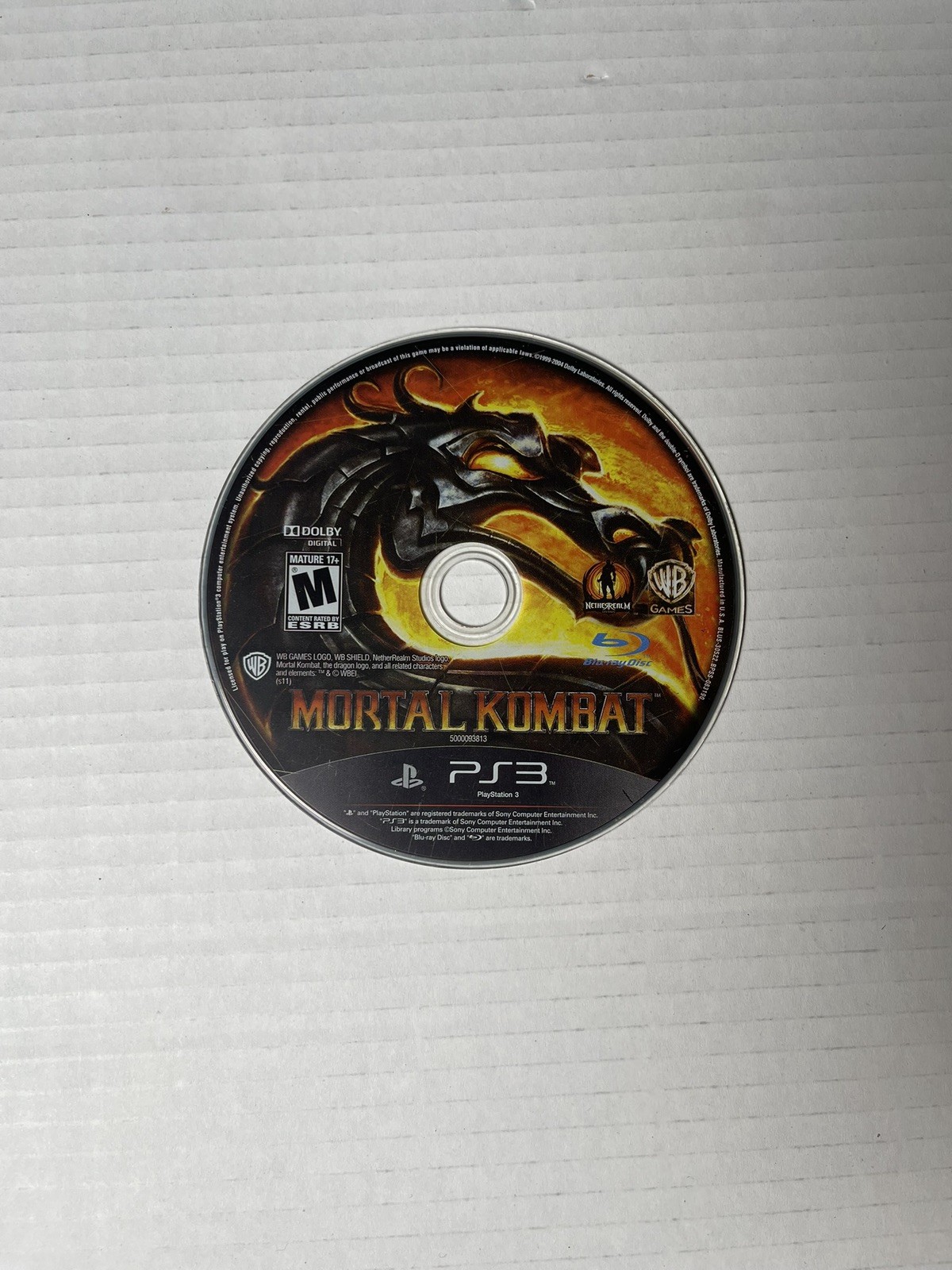 Mortal Kombat: Komplete Edition (Sony PlayStation 3 PS3, 2012) – DISC ONLY