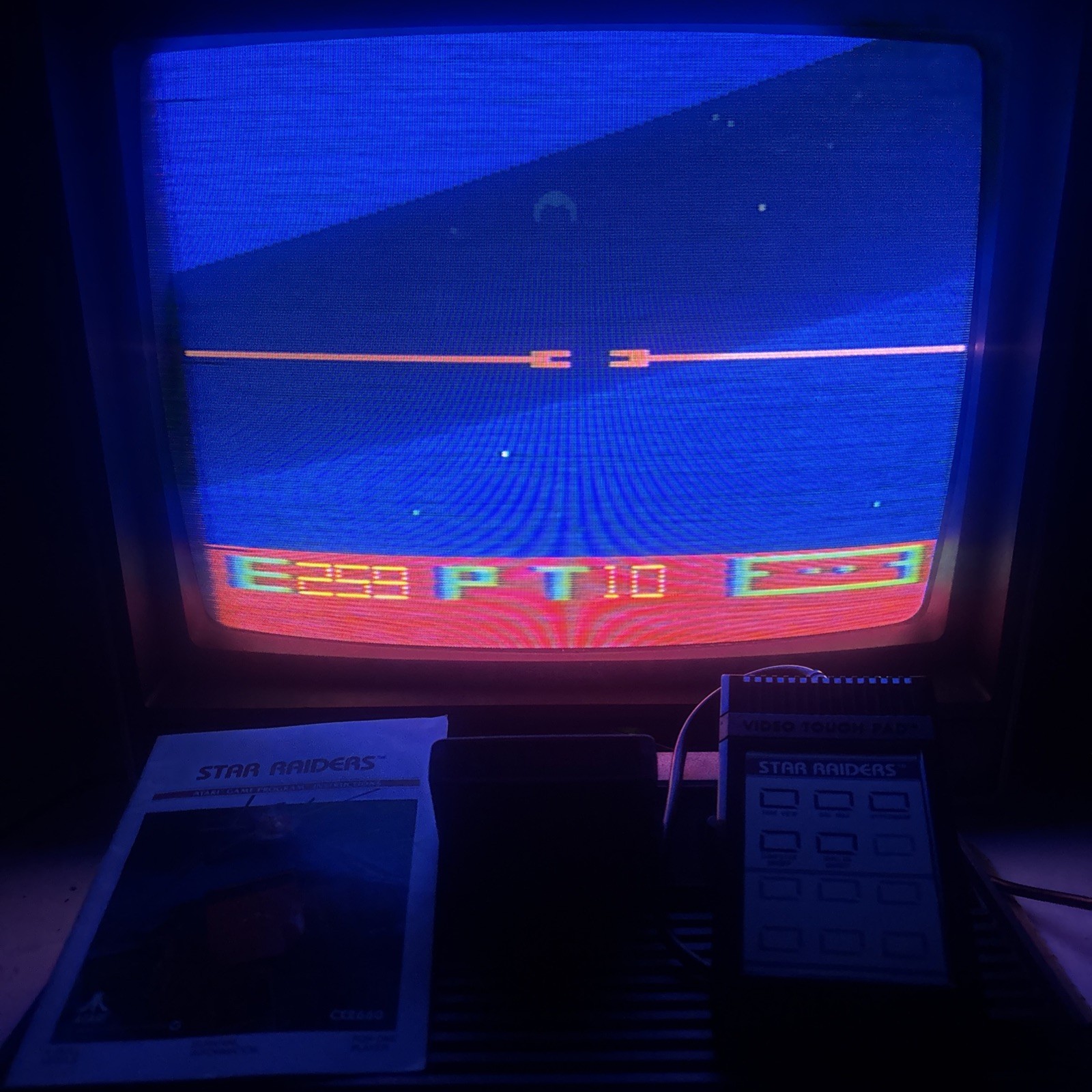 Star Raiders – Atari 2600 – 1982 – Cartridge, Manual & Video Touch Pad – Tested