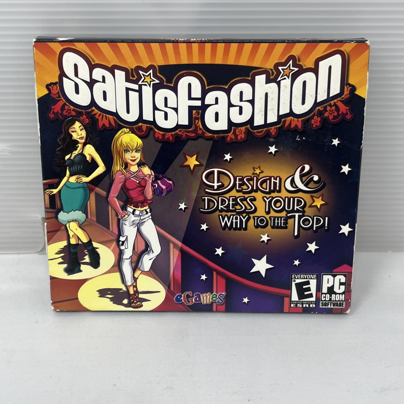 Video Game PC Satisfashion Design & Dress your way to the top NEW SEALED Jewel