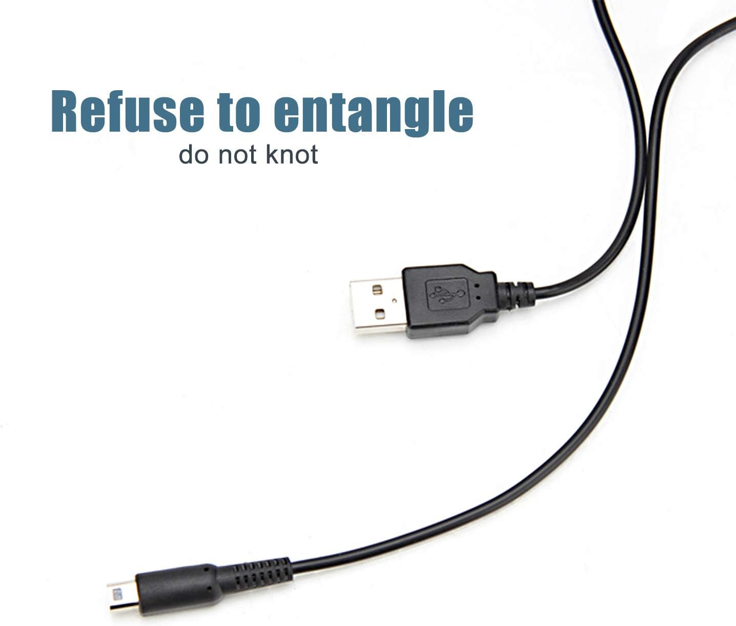 3DS USB Charger Cable, Power Charging Lead for Nintendo New 3DS Xl/New 3DS/ 3DS
