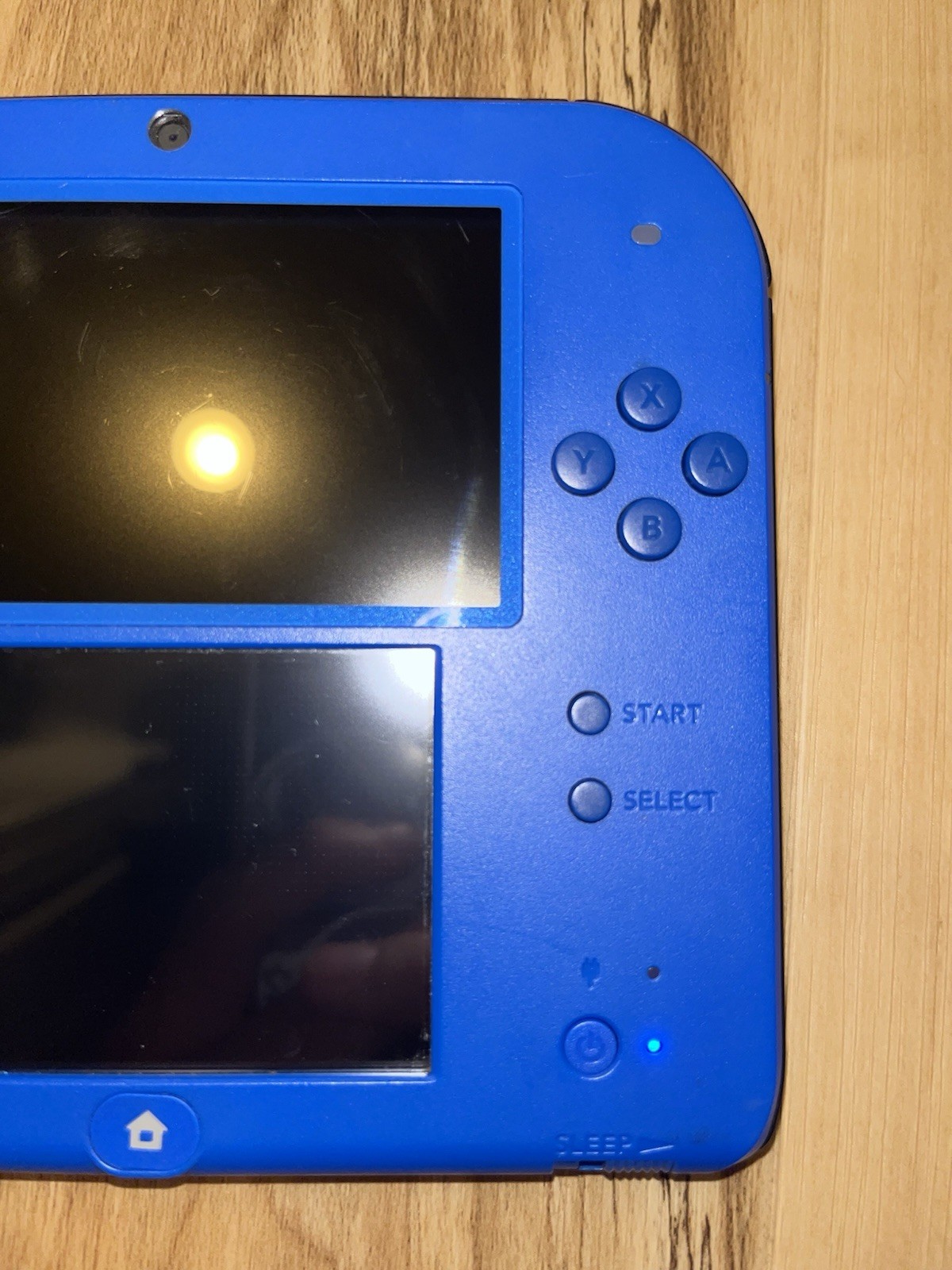 Nintendo 2DS Blue Mario Kart 7 Edition Tested Working