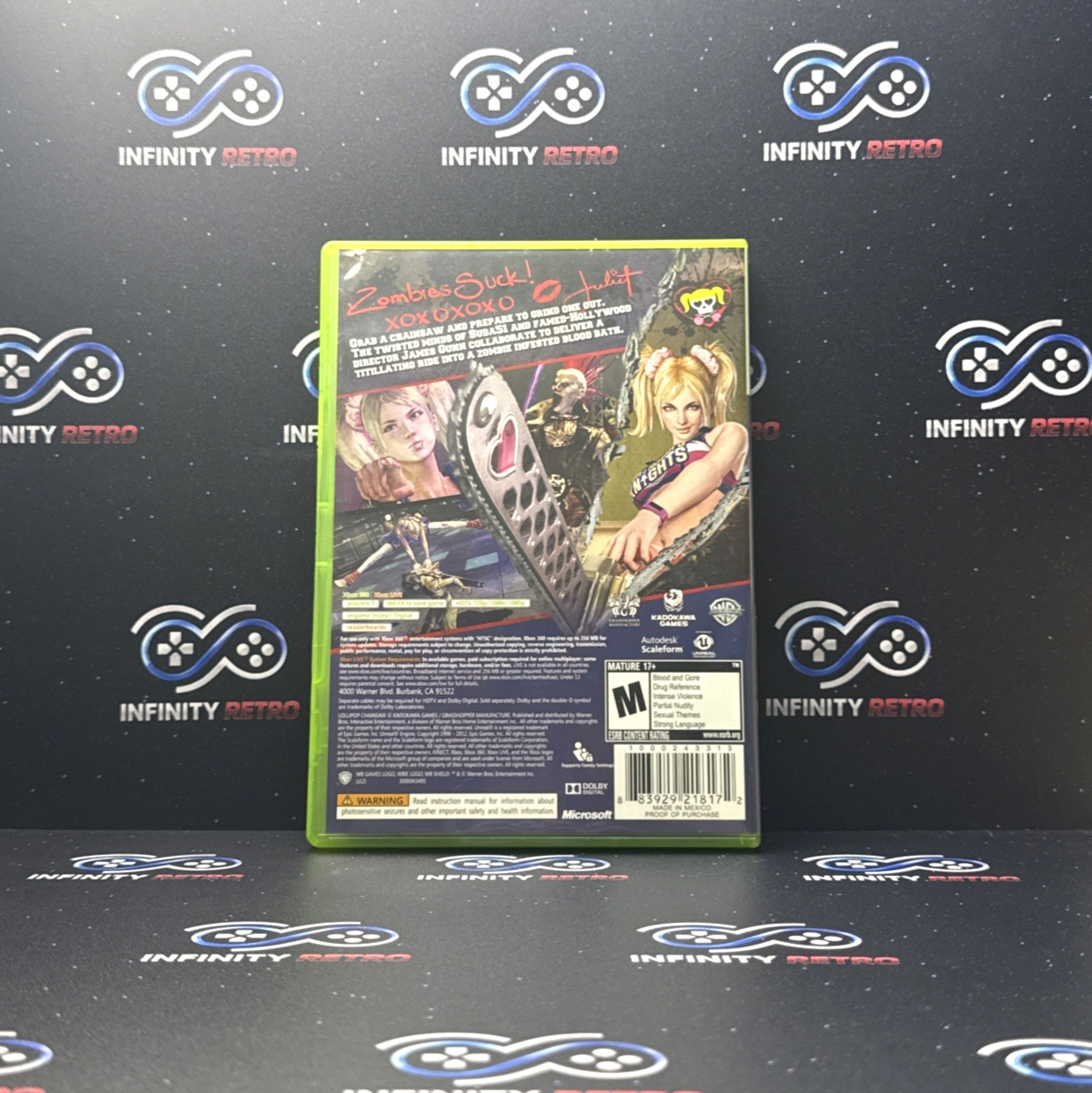 Lollipop Chainsaw Microsoft Xbox 360 CIB Refurbished & Tested Free Shipping