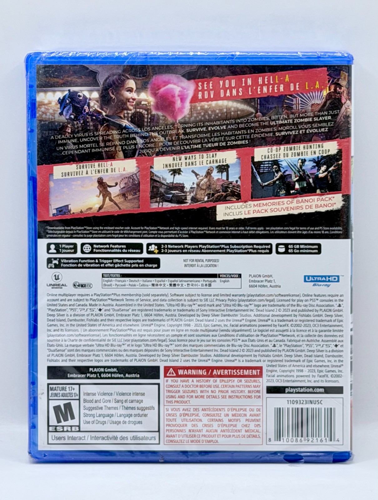 Dead Island 2 Day One Edition Game for Sony PlayStation 5 PS5 – NEW SEALED
