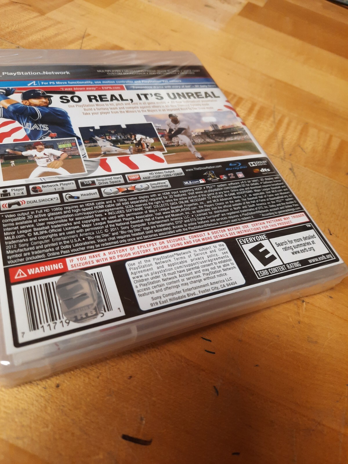 MLB 12 & 13 The Show Sony PlayStation 3 2013 NEW & SEALED. Read Description.