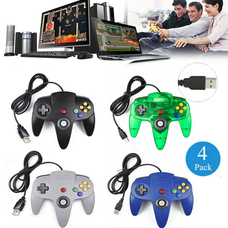 Wired Gamepad Joystick For Nintendo64 N64 USB Controller For Raspberry Pi PC MAC